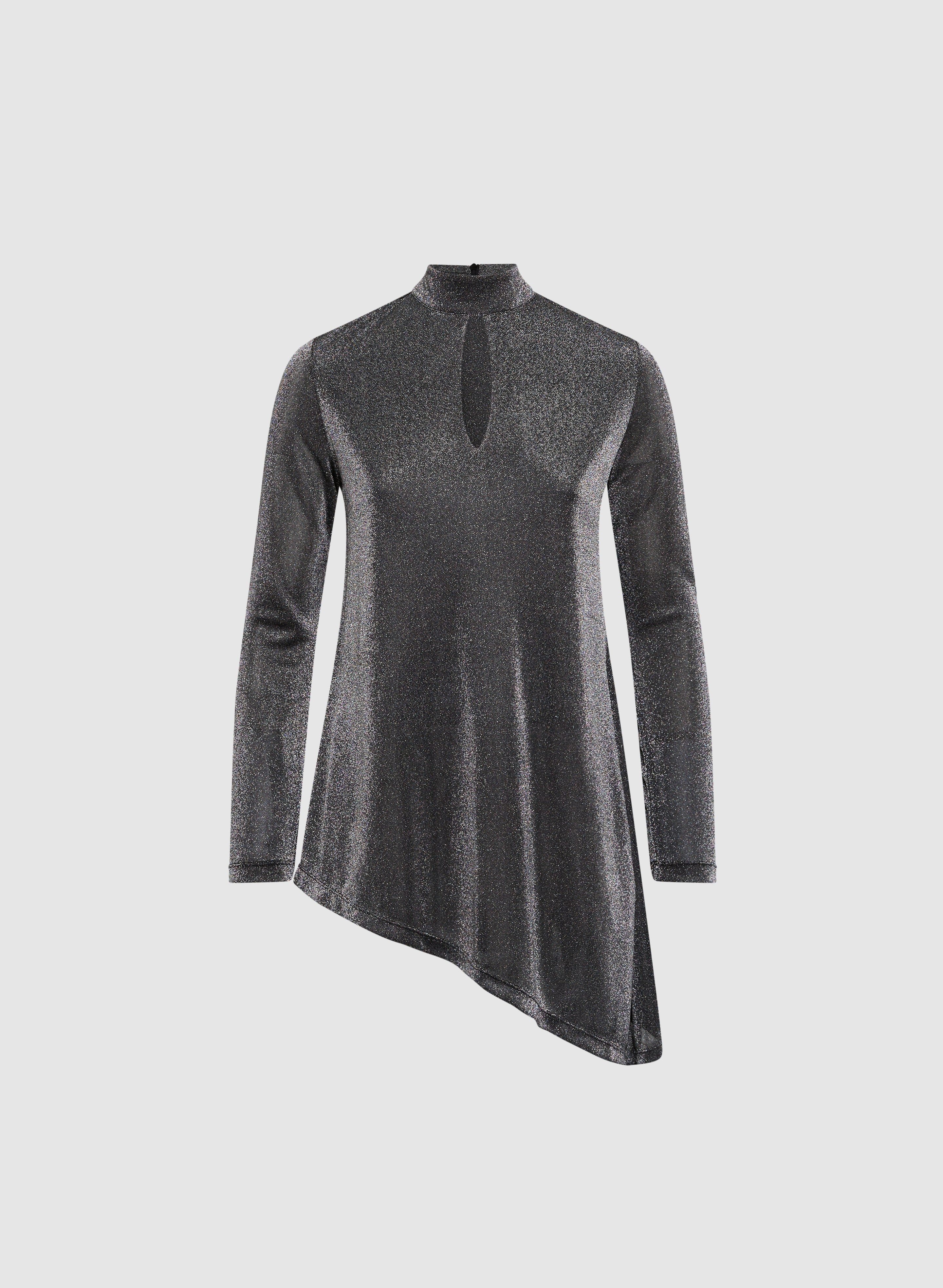 Metallic Asymmetrical Tunic - Image 6