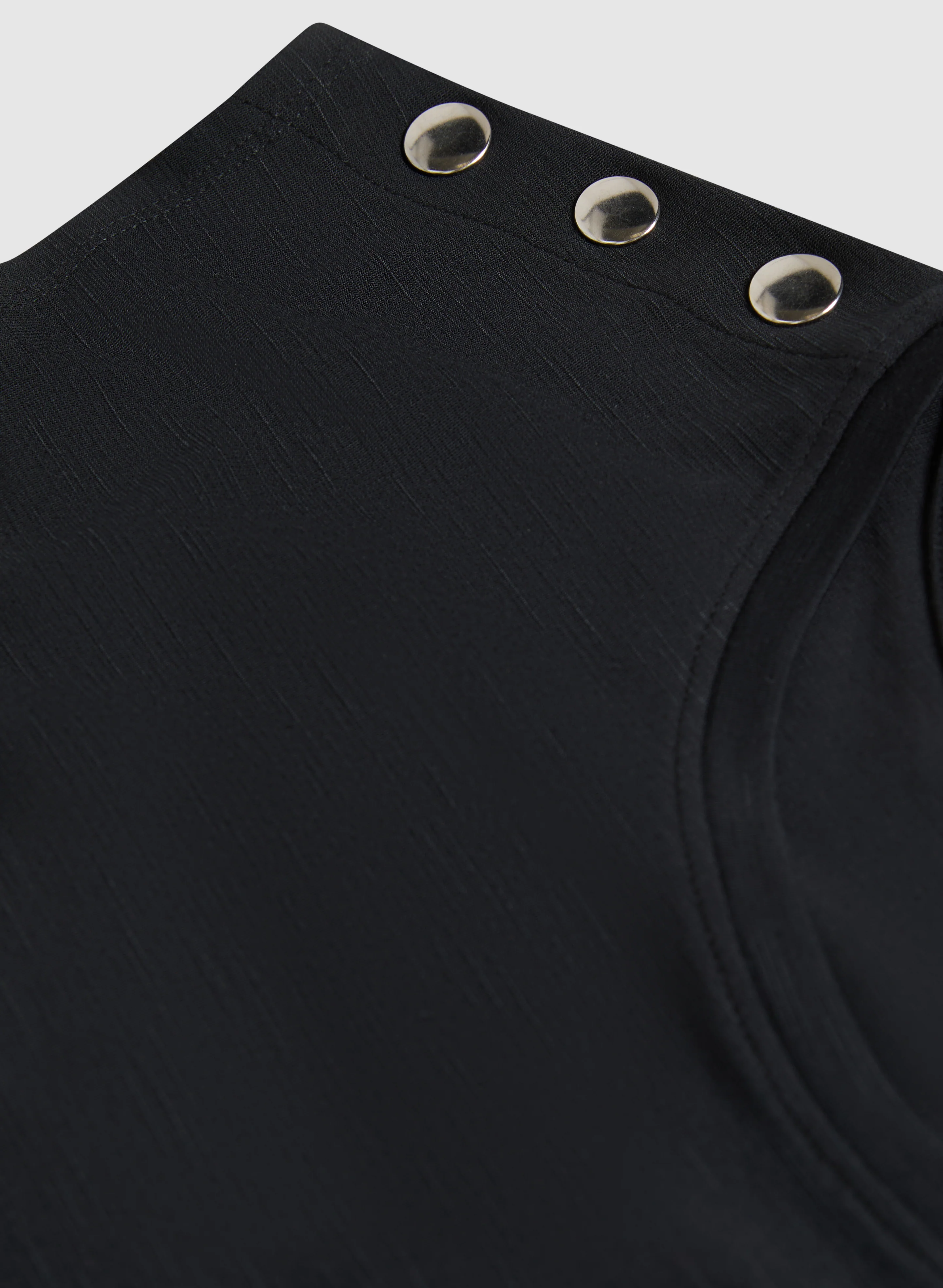 Metallic Button T-Shirt - Image 7