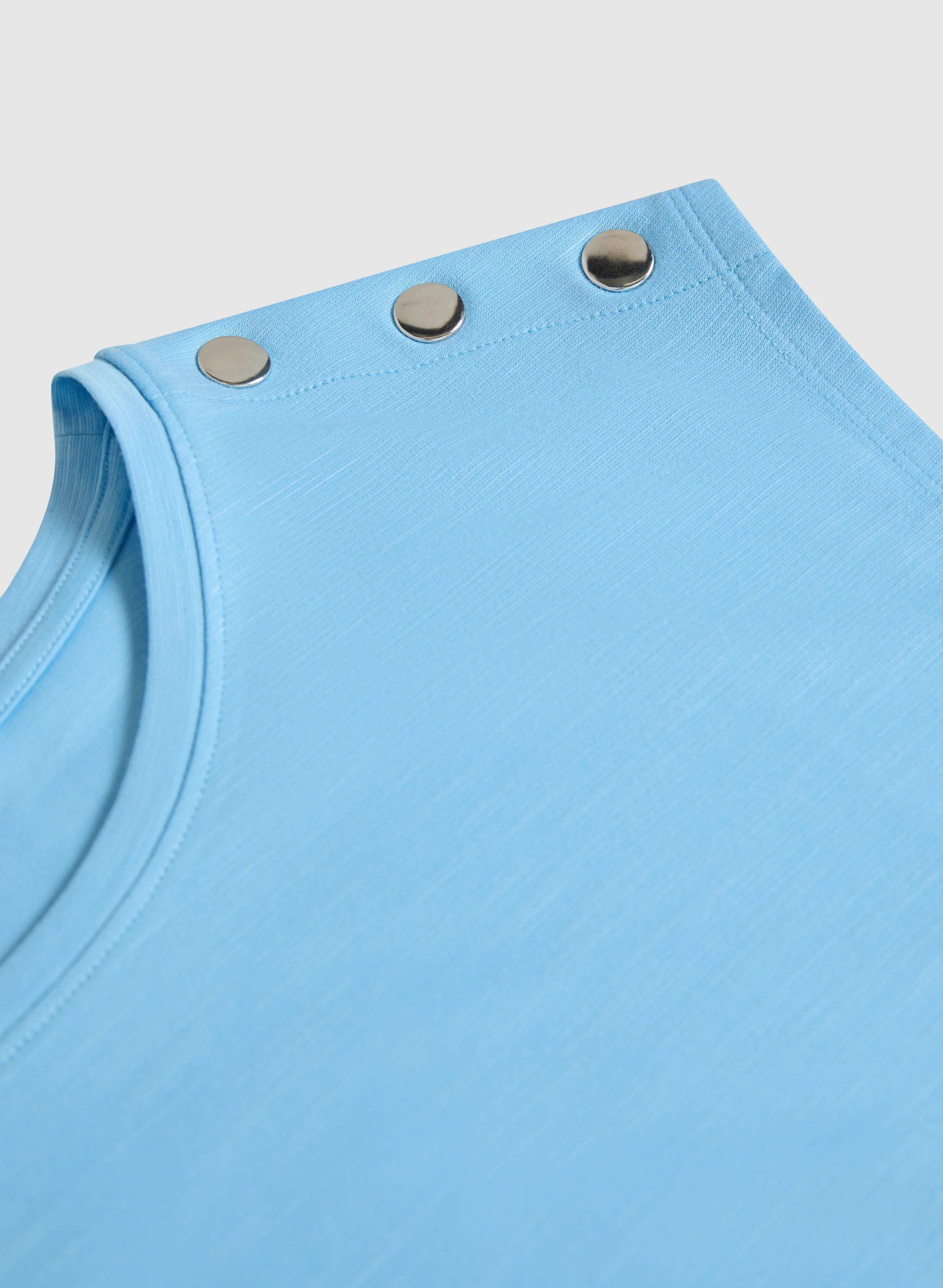 Metallic Button T-Shirt - Image 7
