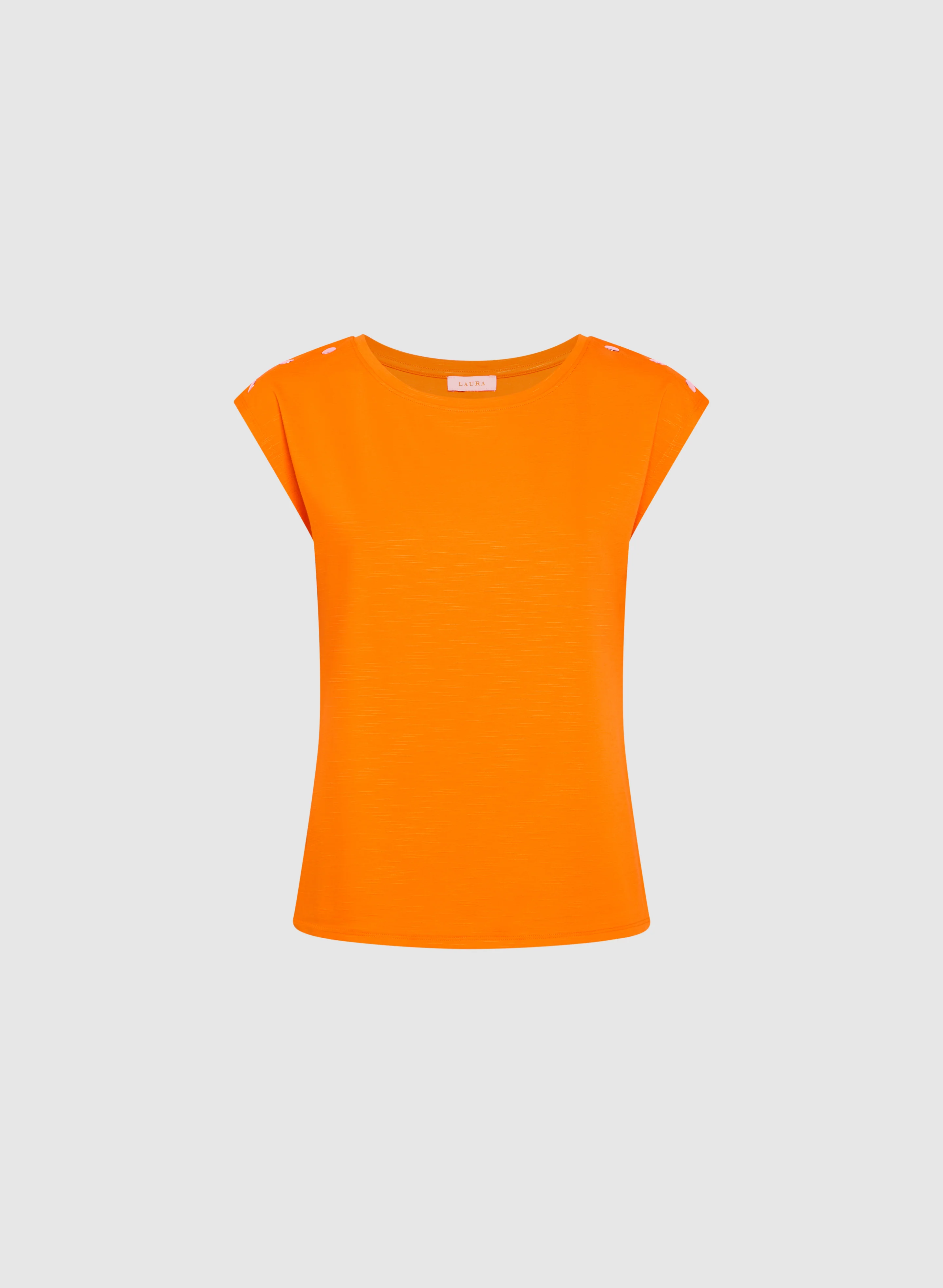 Metallic Button T-Shirt - Image 6
