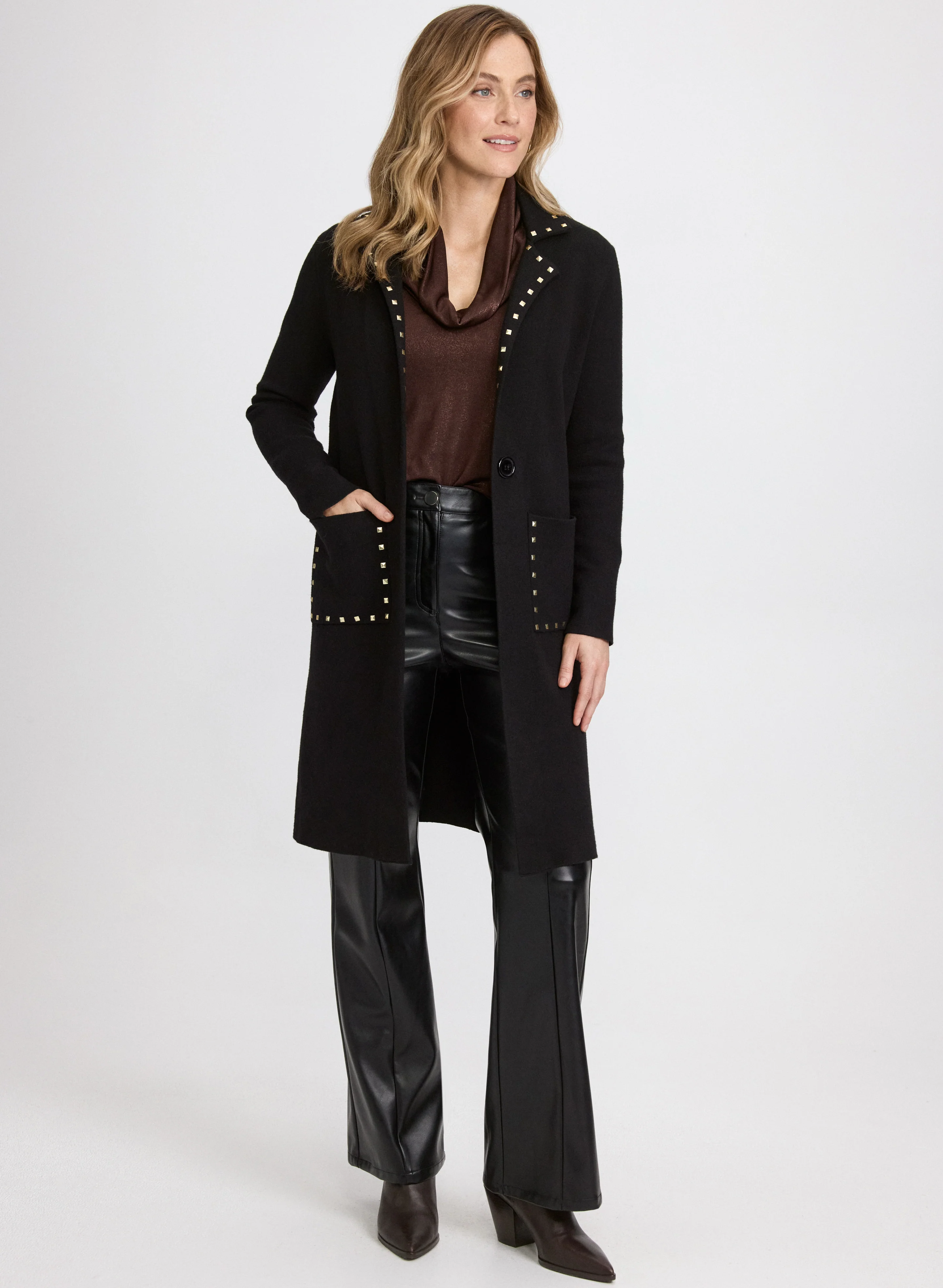 Metallic Cowl Neck Top - Image 5