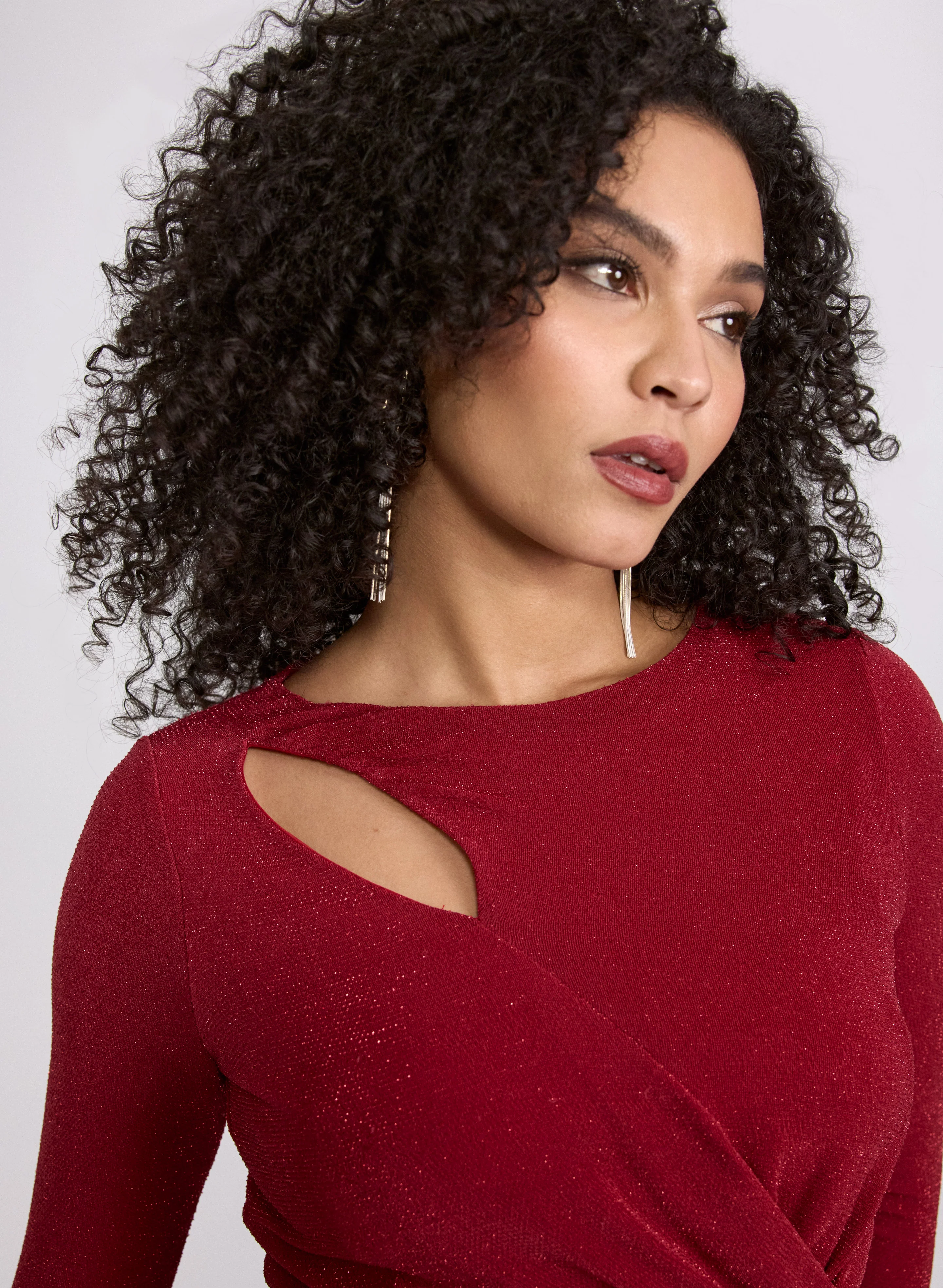Metallic Cutout Top - Image 5