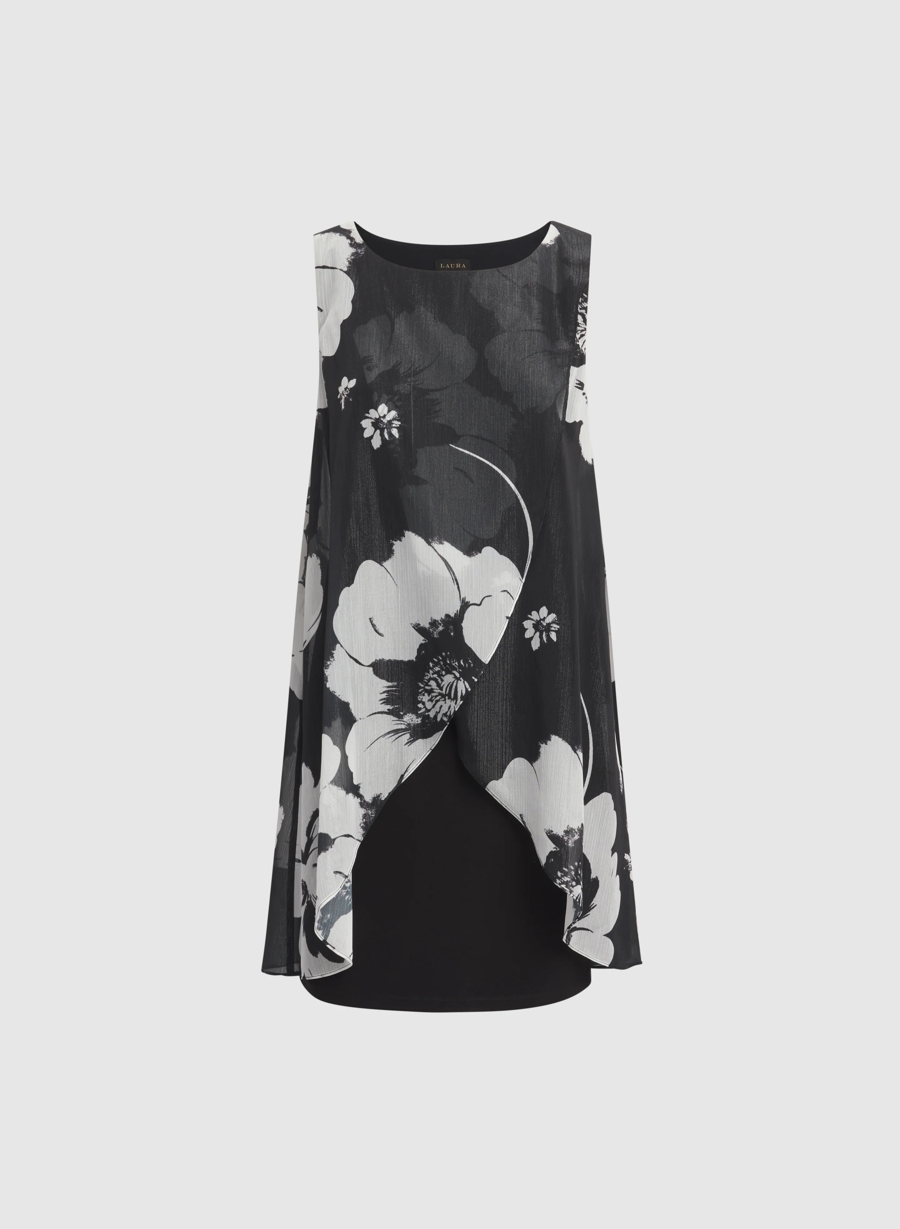 Metallic Floral Dress - Image 6