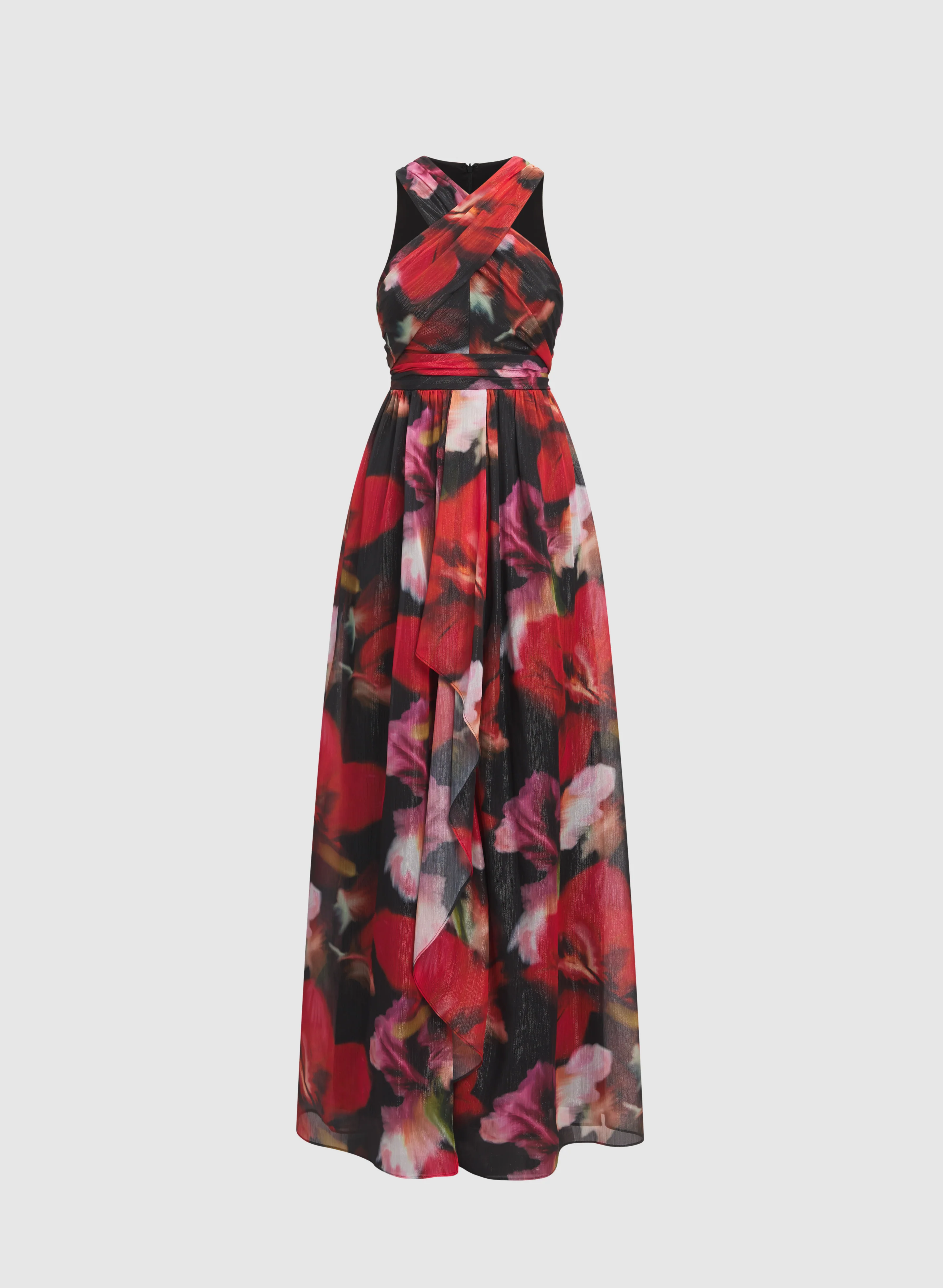 Metallic Floral Dress - Image 6
