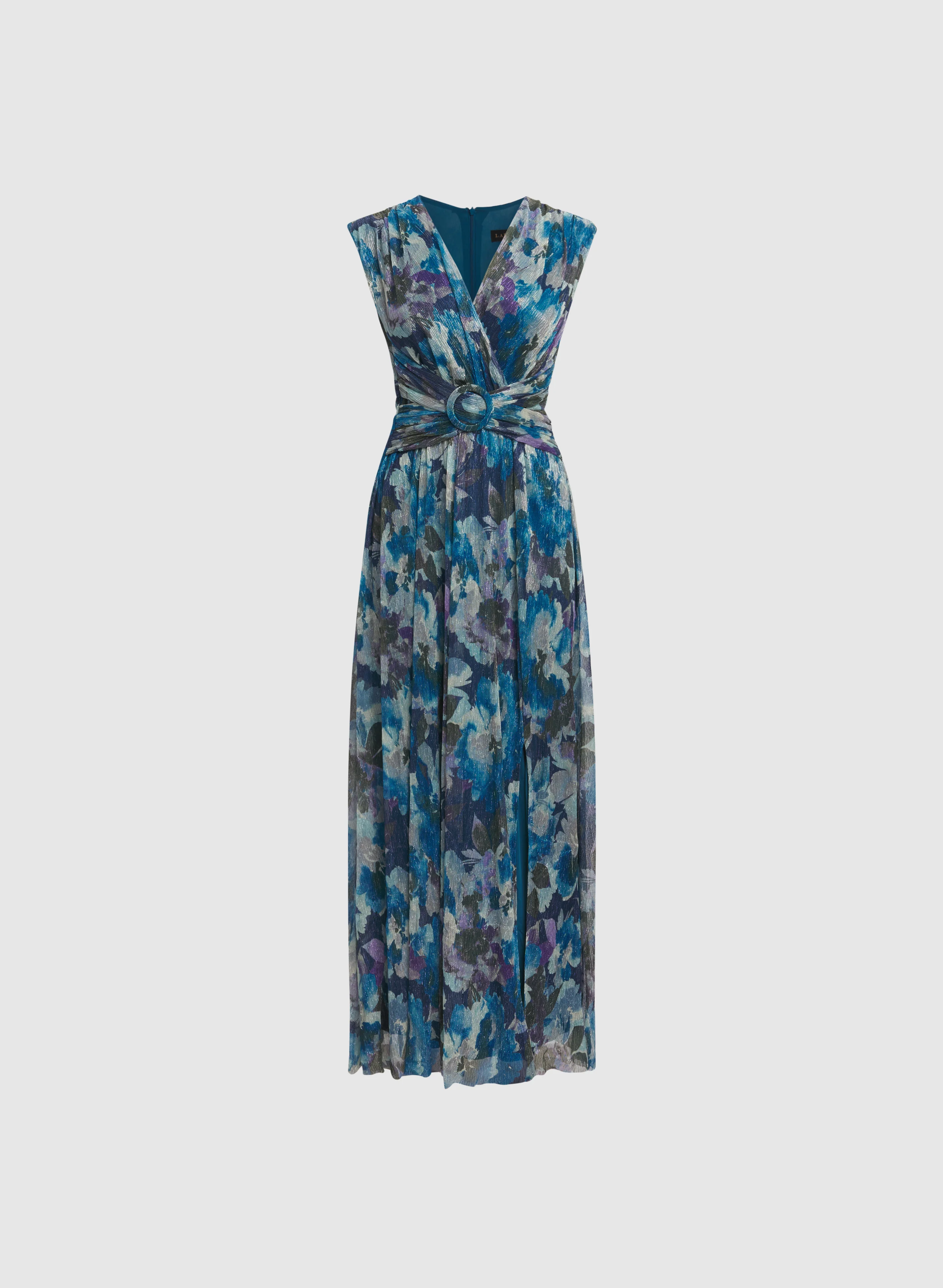 Metallic Floral Dress - Image 6