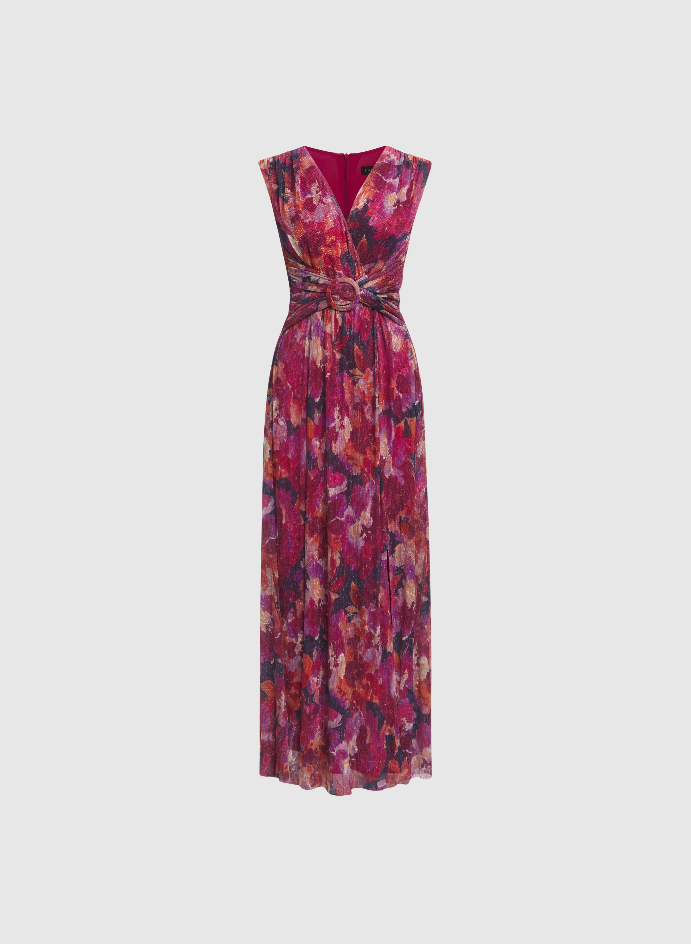 Metallic Floral Dress - Image 5