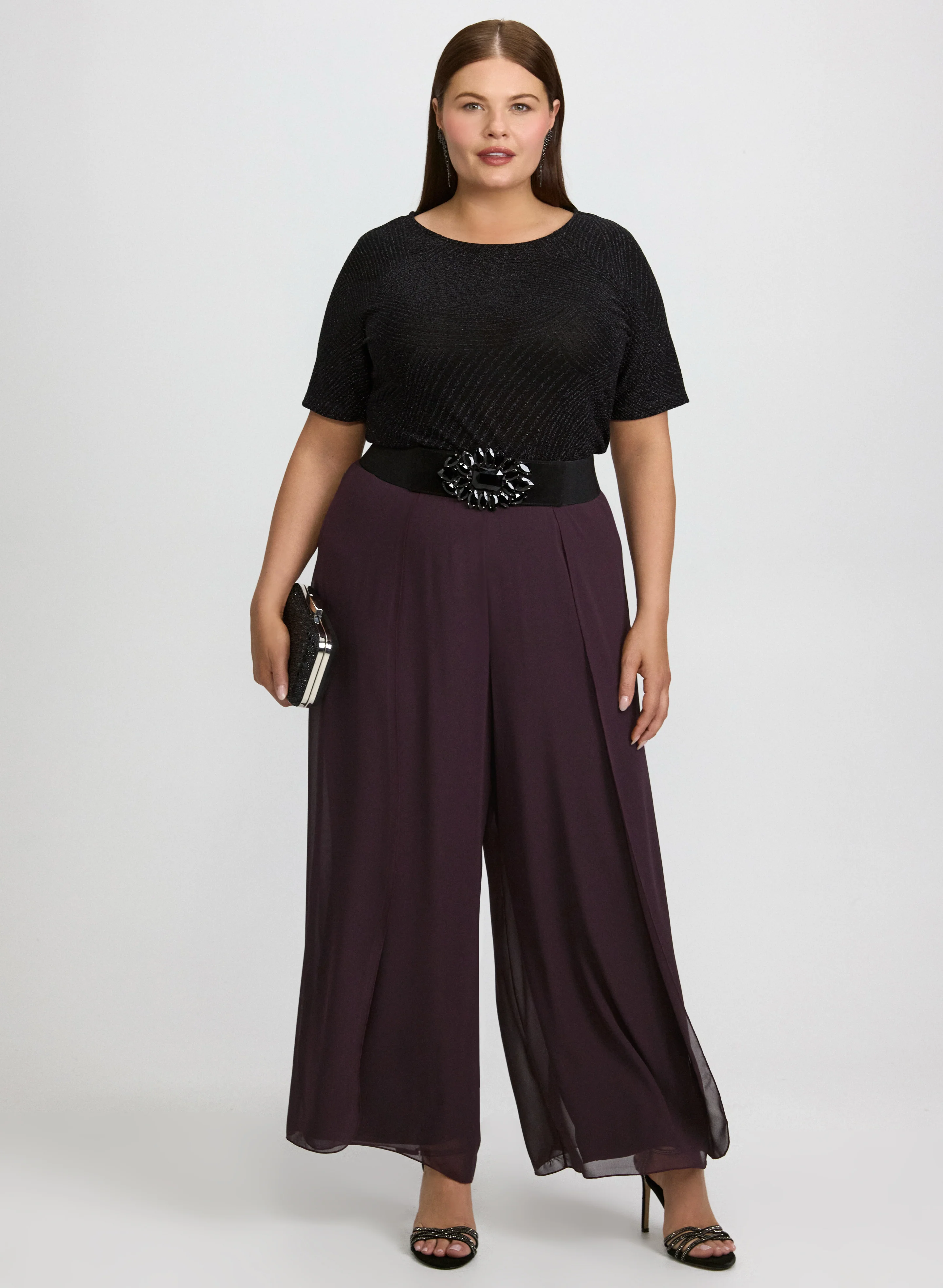 Metallic Jacquard Top - Image 2