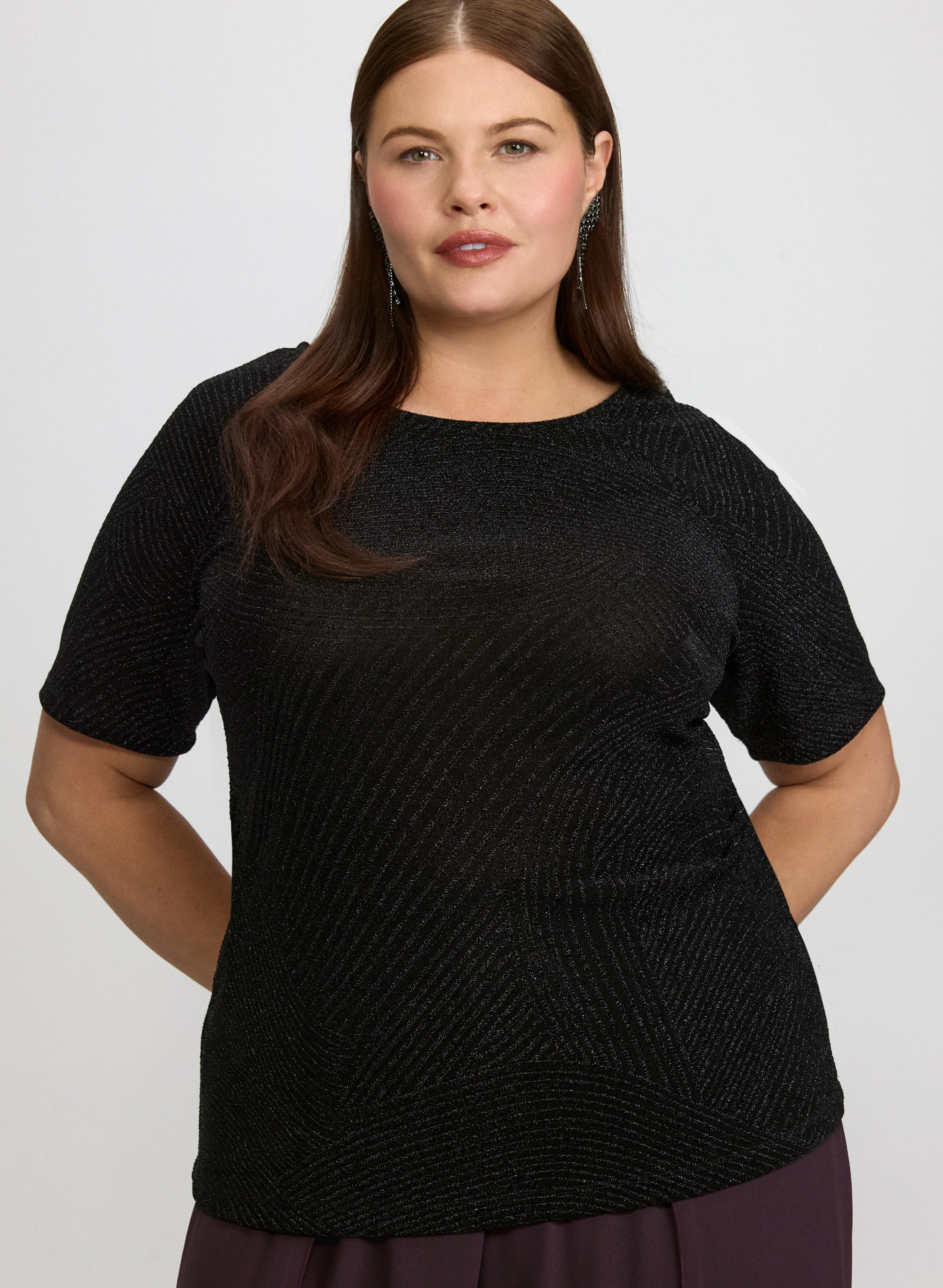 Metallic Jacquard Top - Image 5