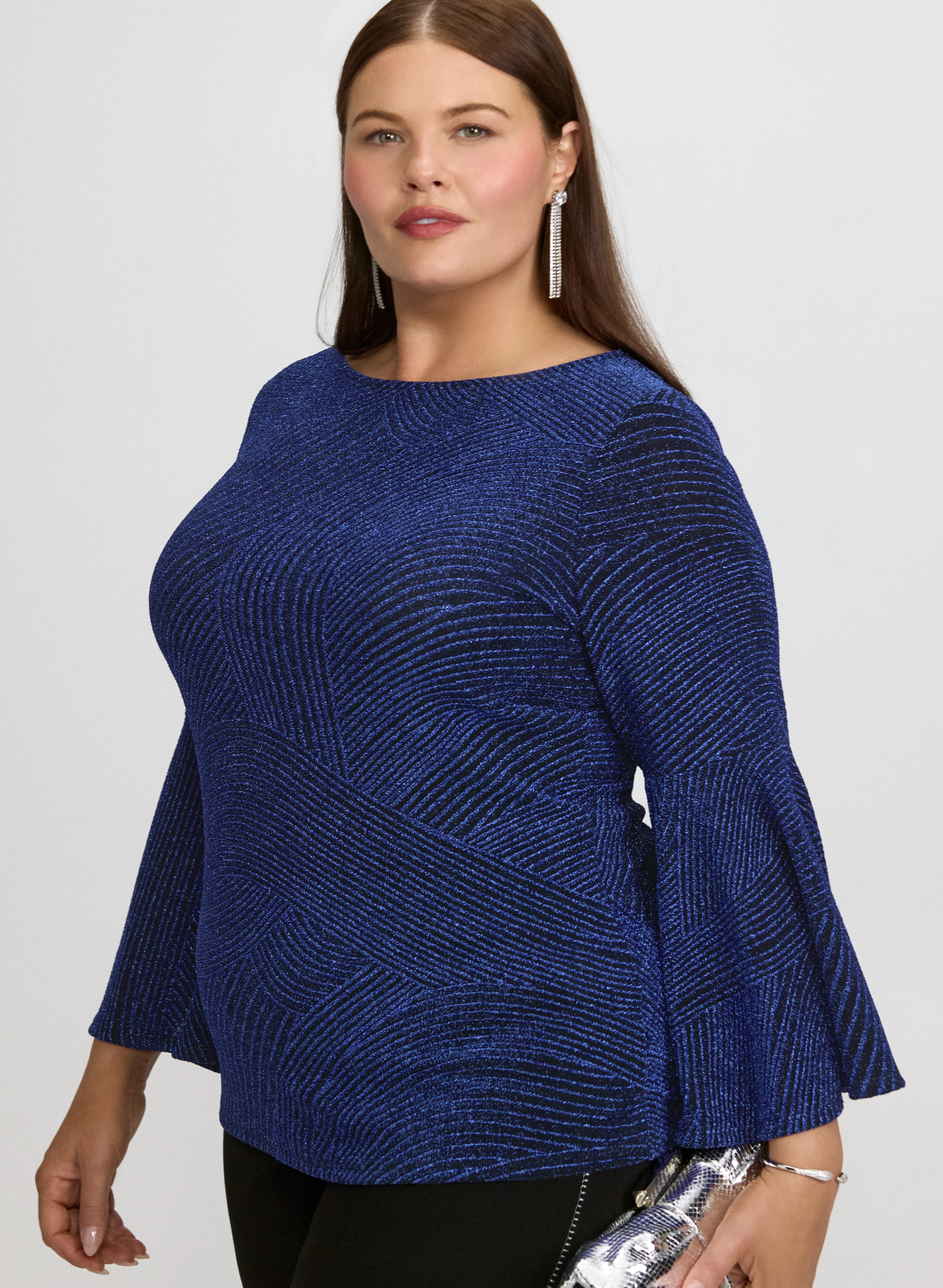 Metallic Jacquard Top - Image 2