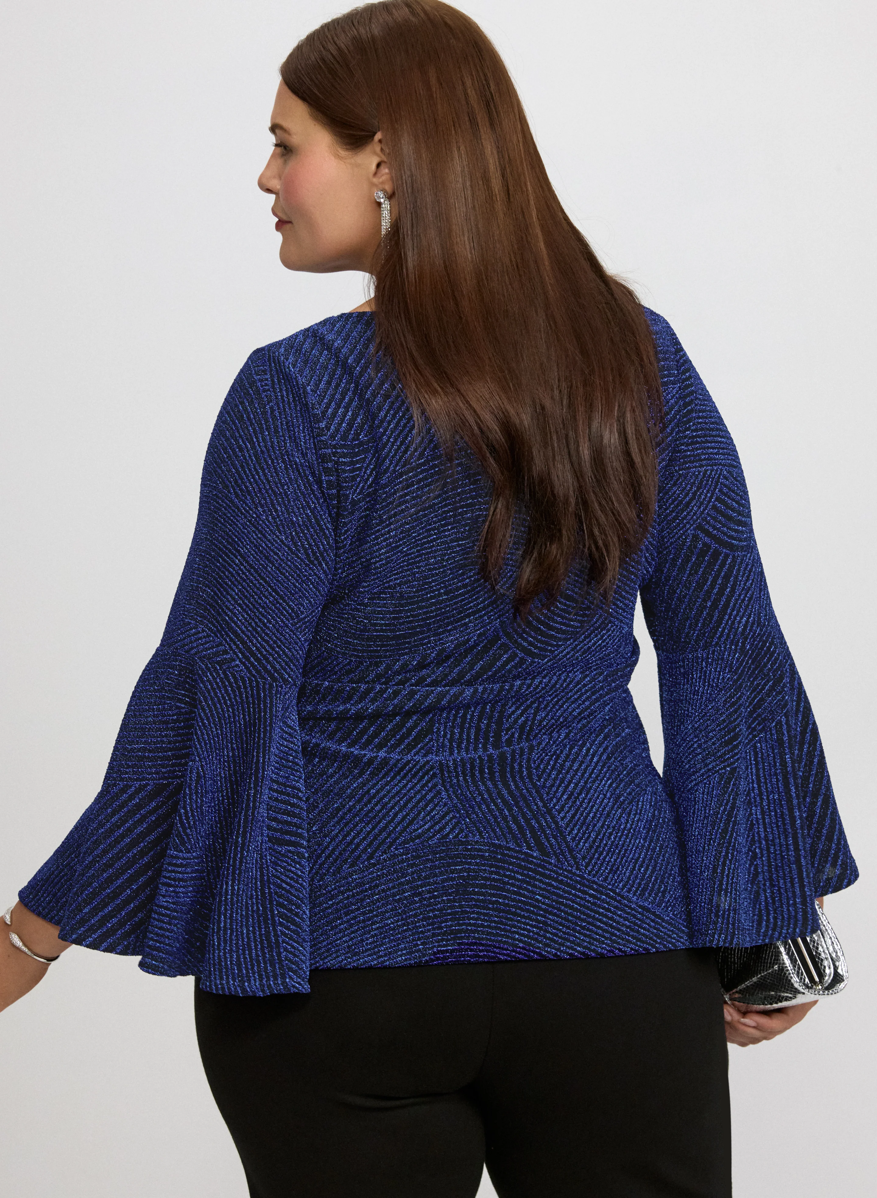 Metallic Jacquard Top - Image 4