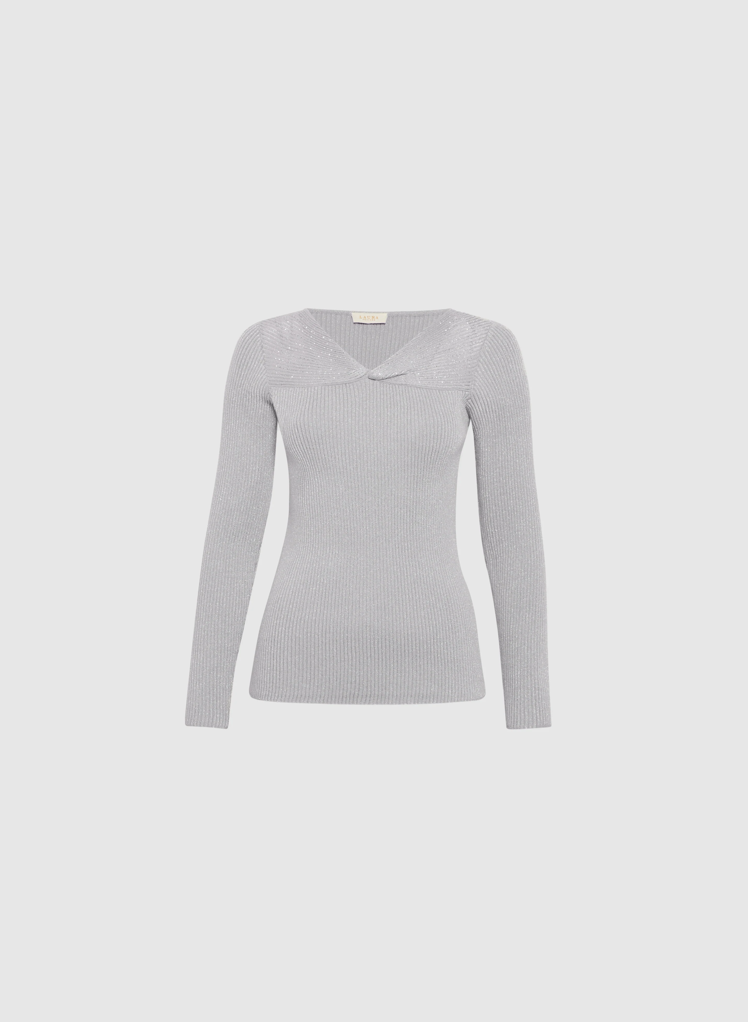 Metallic Knit Sweater - Image 6