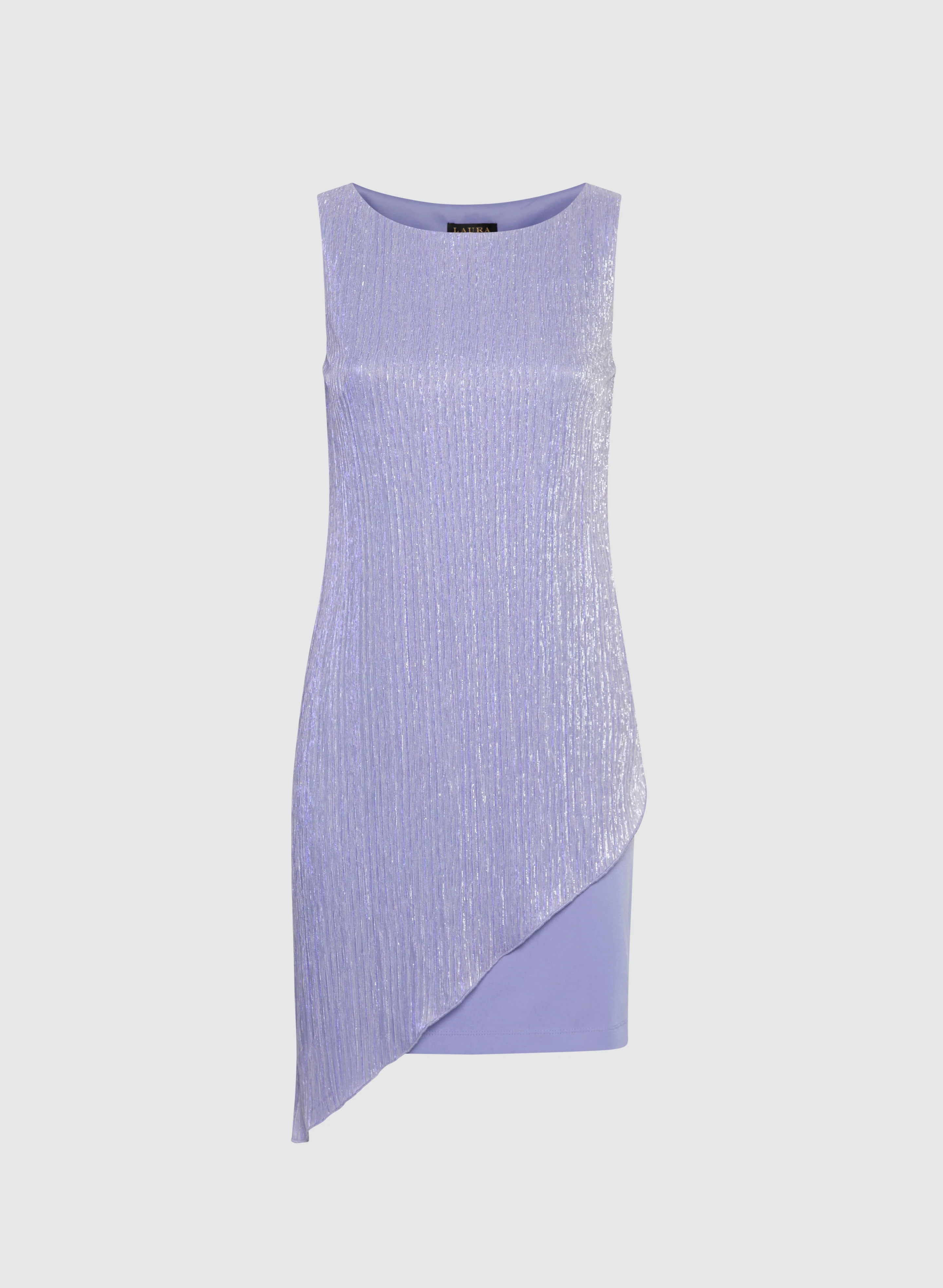 Metallic Pleated Dress - Image 6