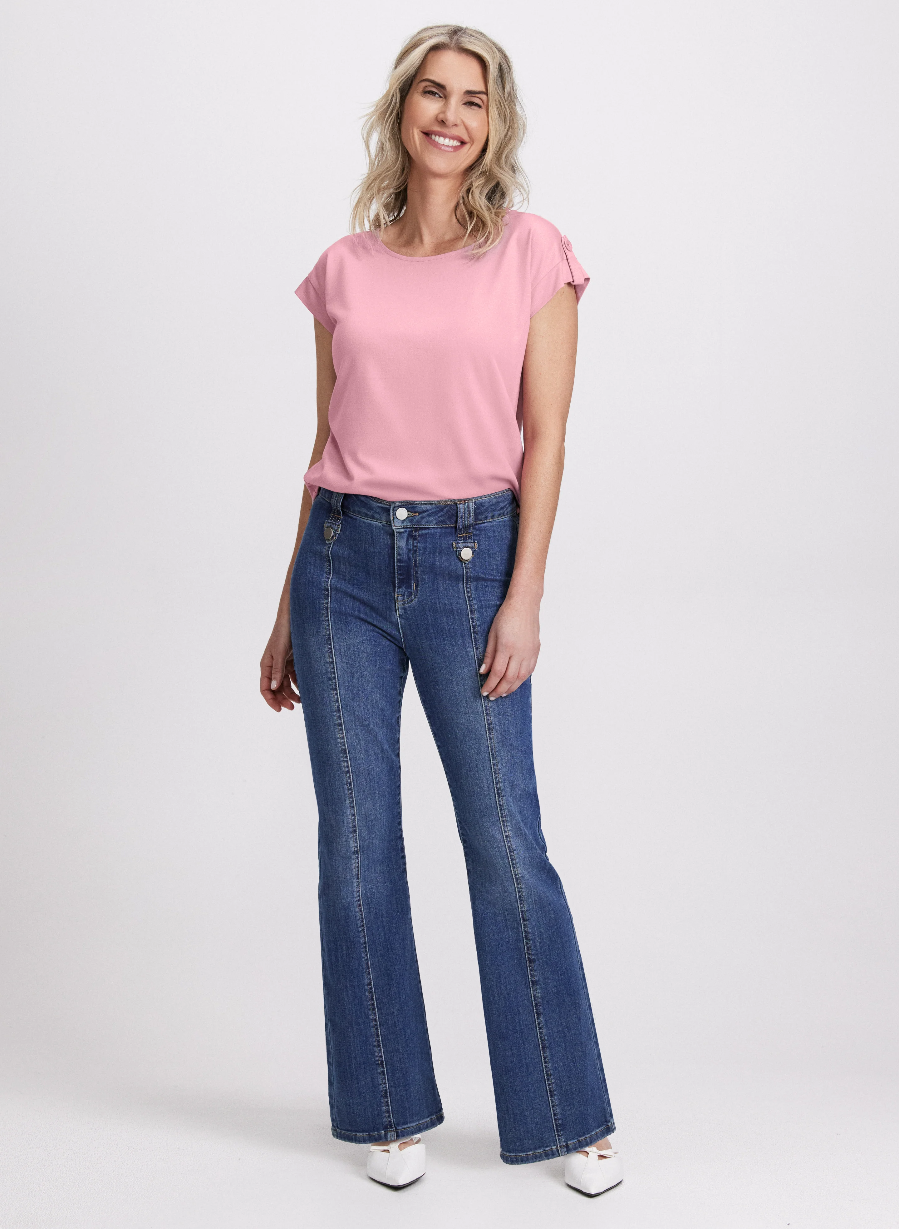 Metallic Slub T-Shirt - Image 3
