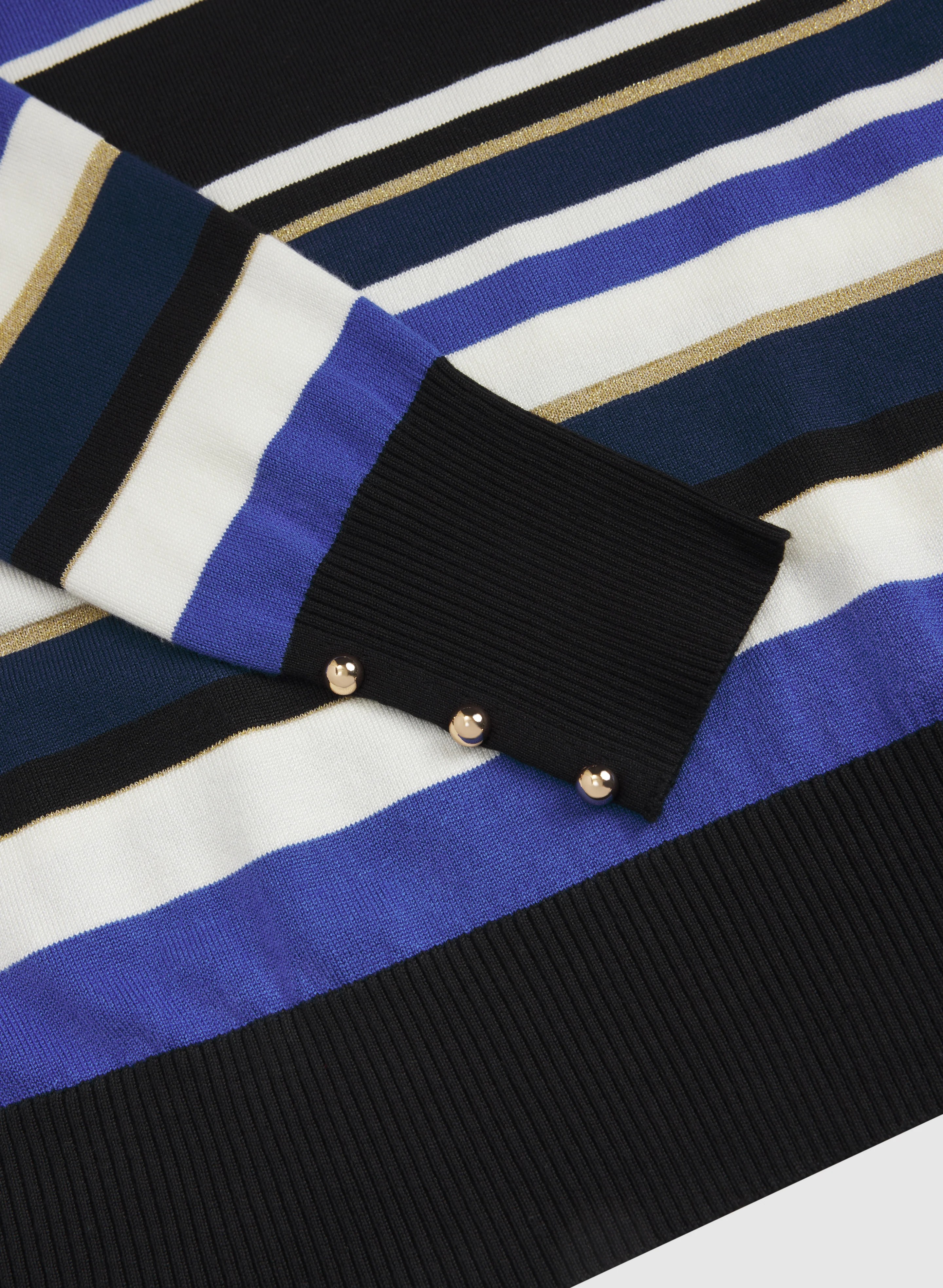 Metallic Striped Sweater - Image 7