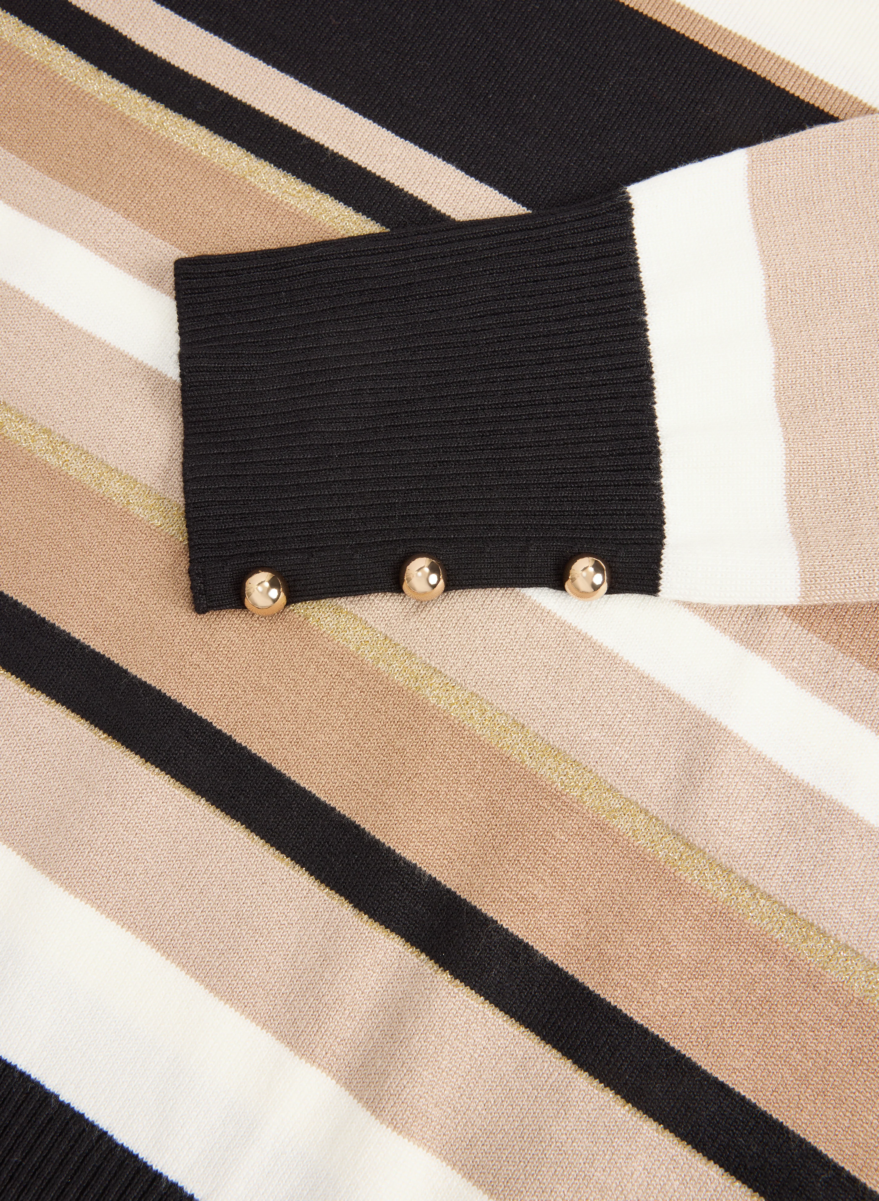 Metallic Striped Sweater - Image 7