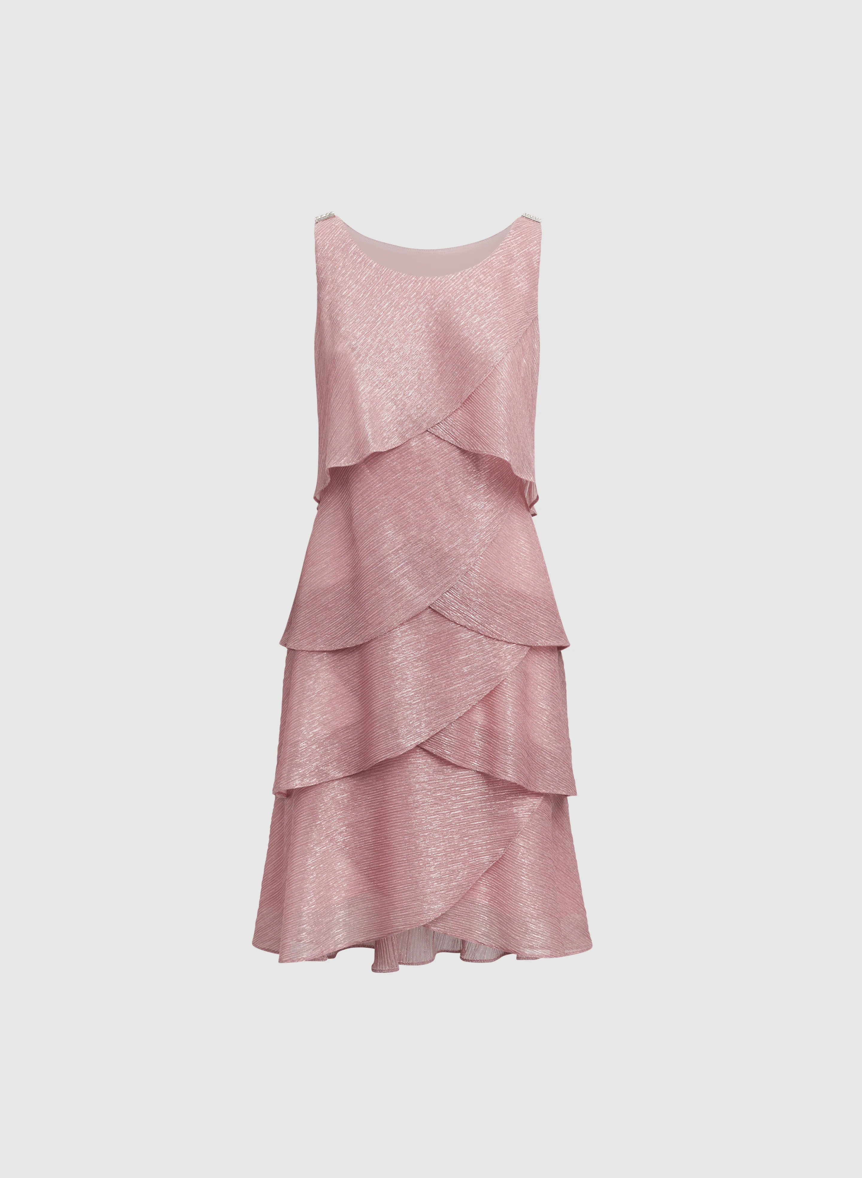 Metallic Tiered Dress - Image 6
