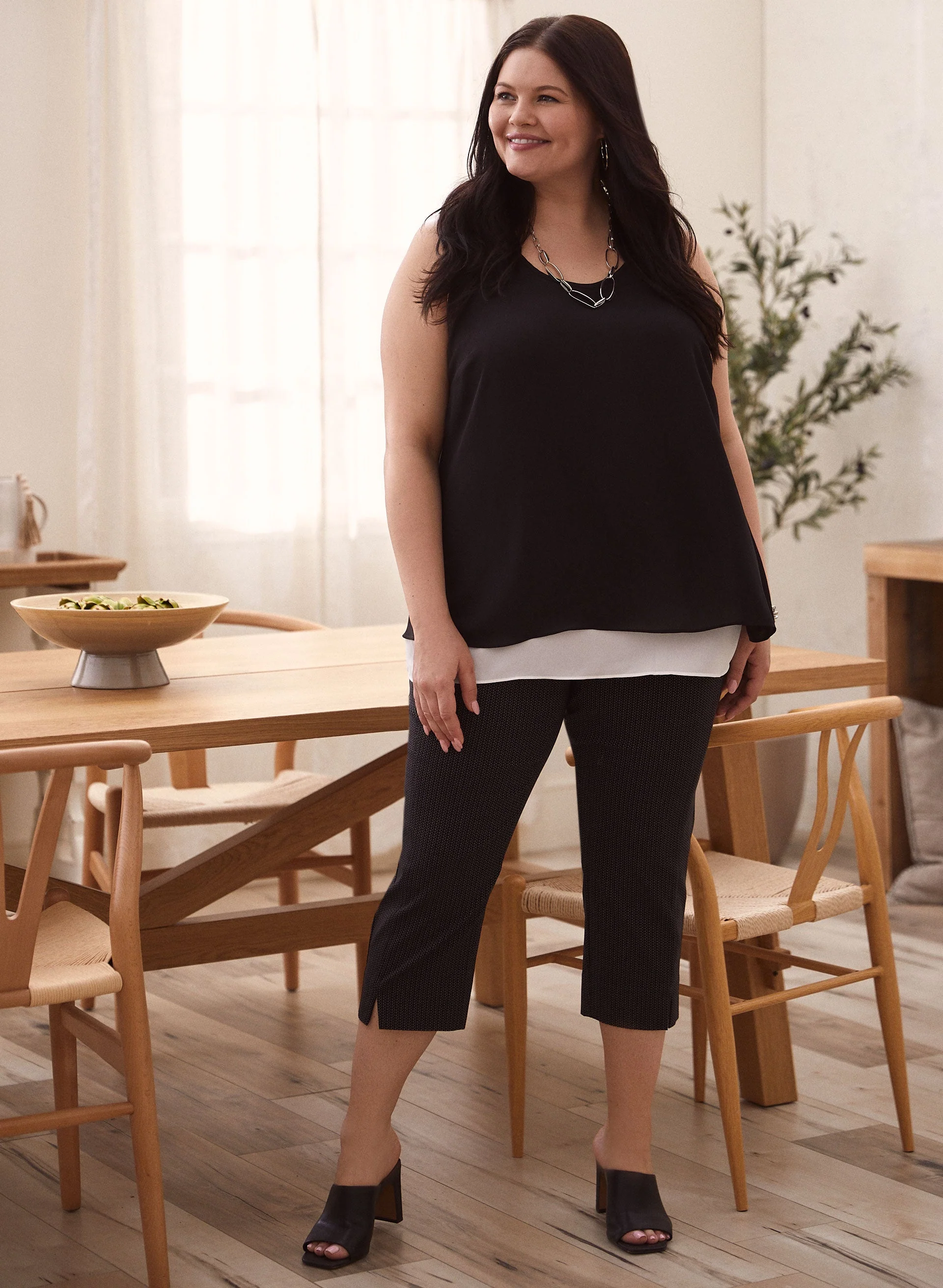 Mini Dot Pull-On Capris - Image 2