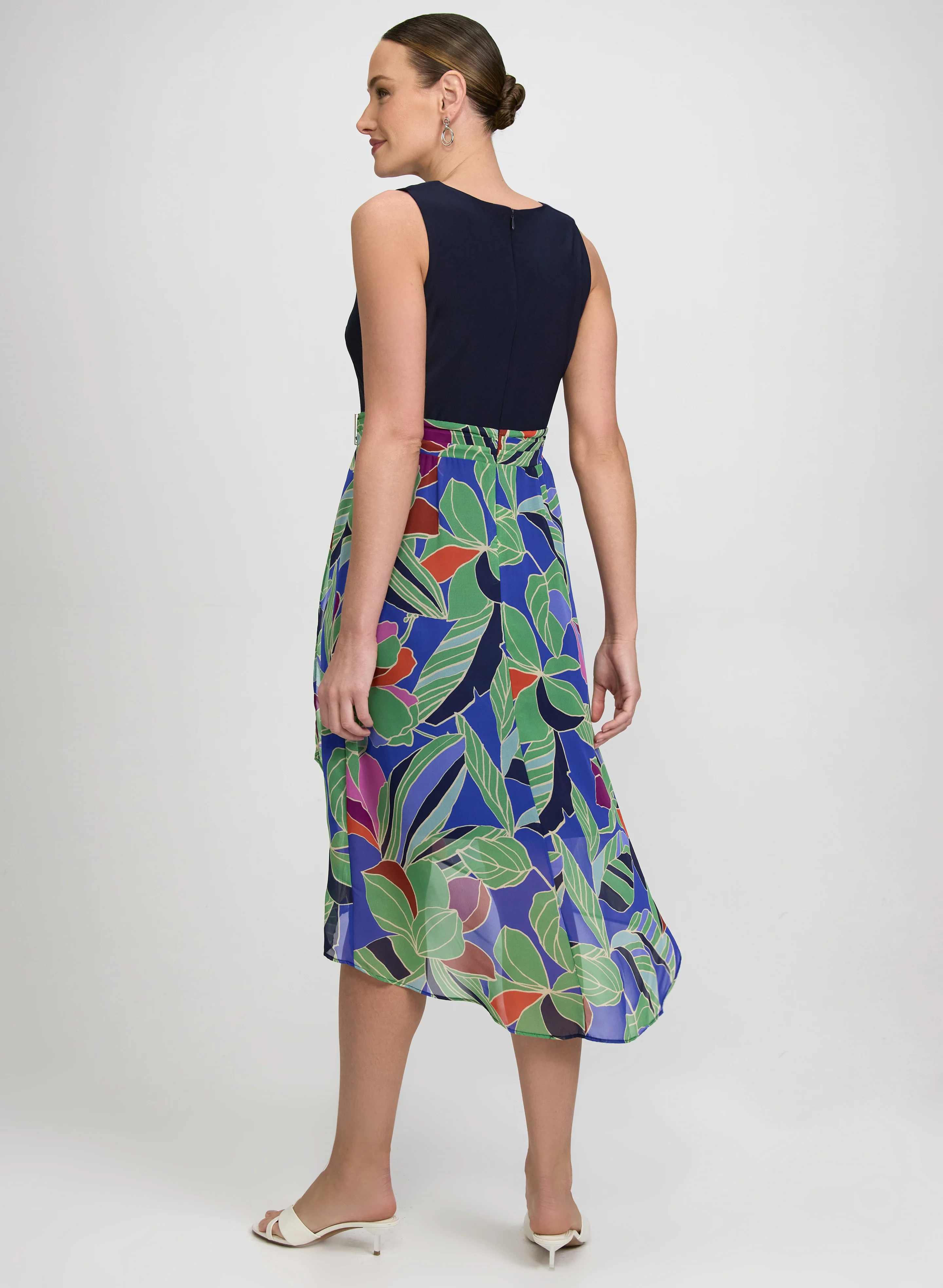 Mixed Floral Dress - Image 4