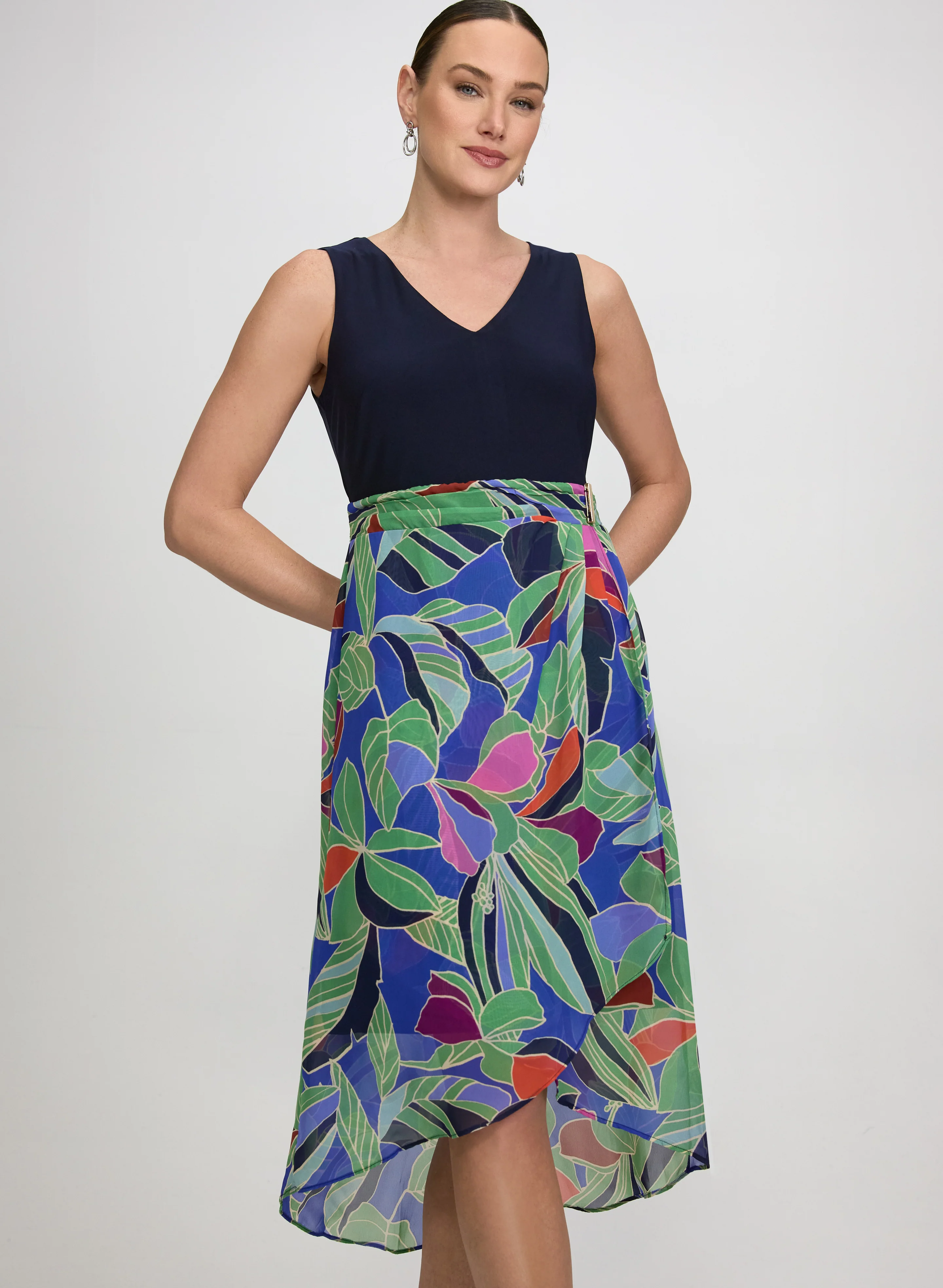 Mixed Floral Dress - Image 5
