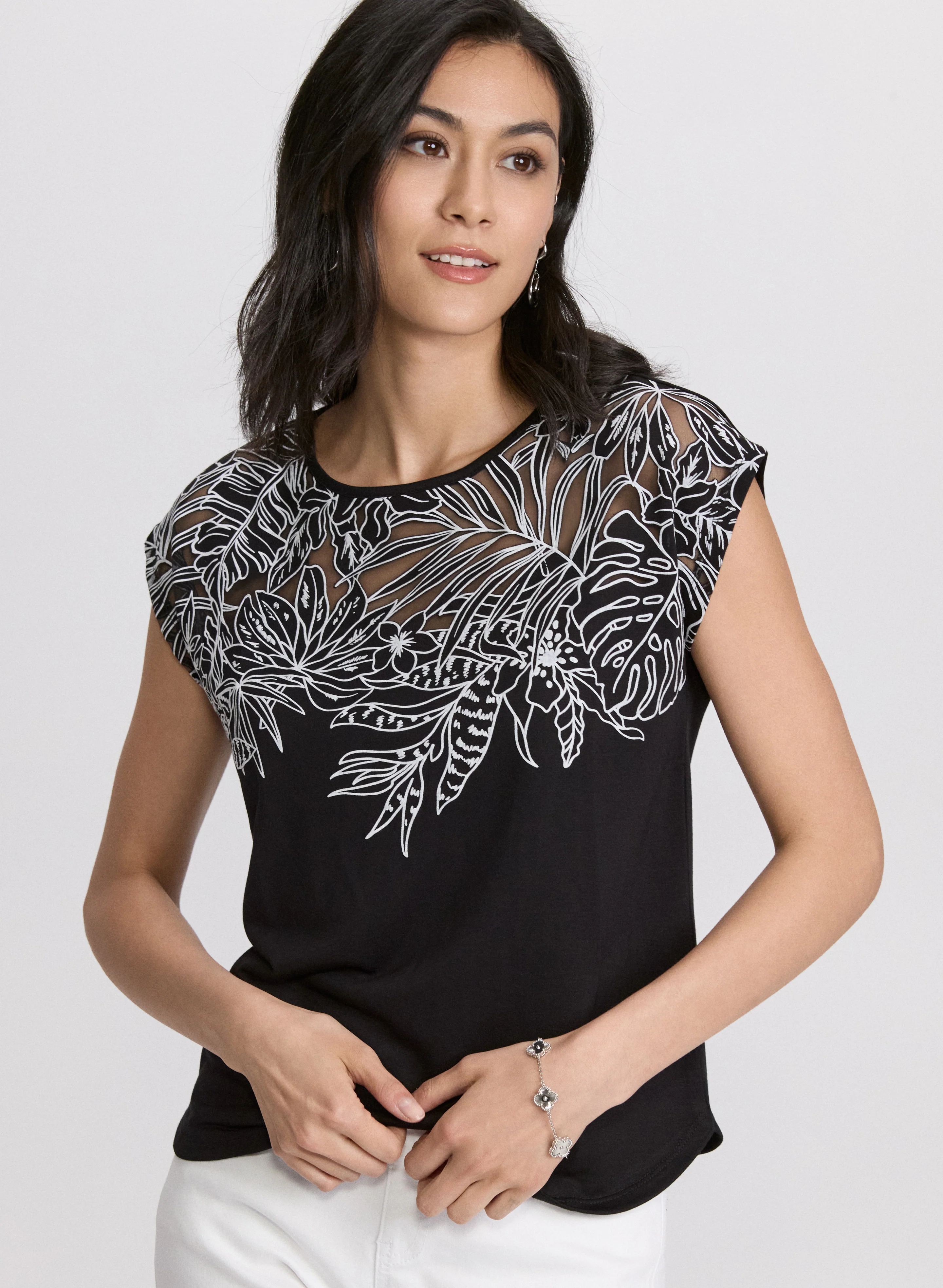 Mixed Floral T-Shirt - Image 5