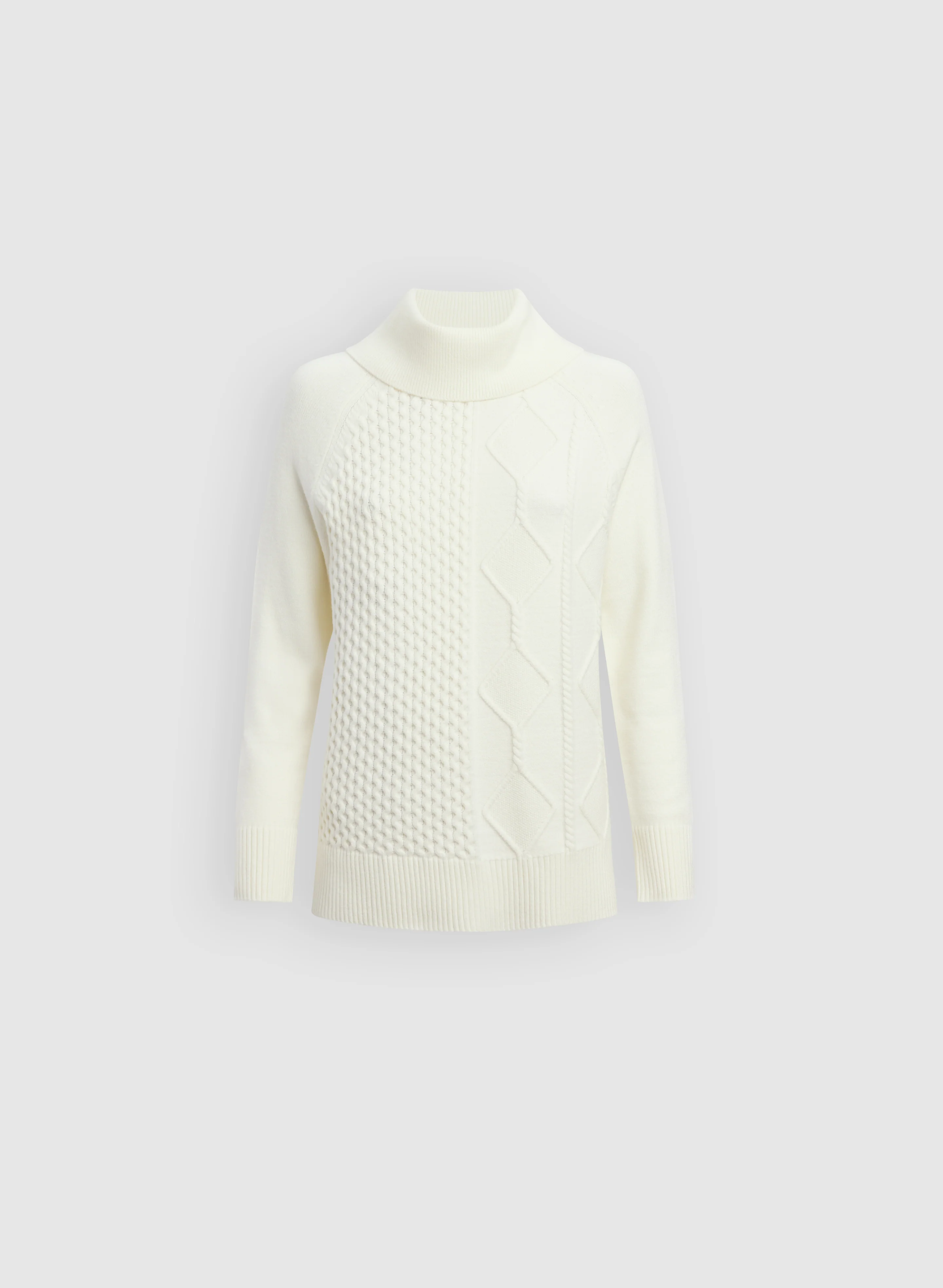 Mixed Knit Pullover - Image 7