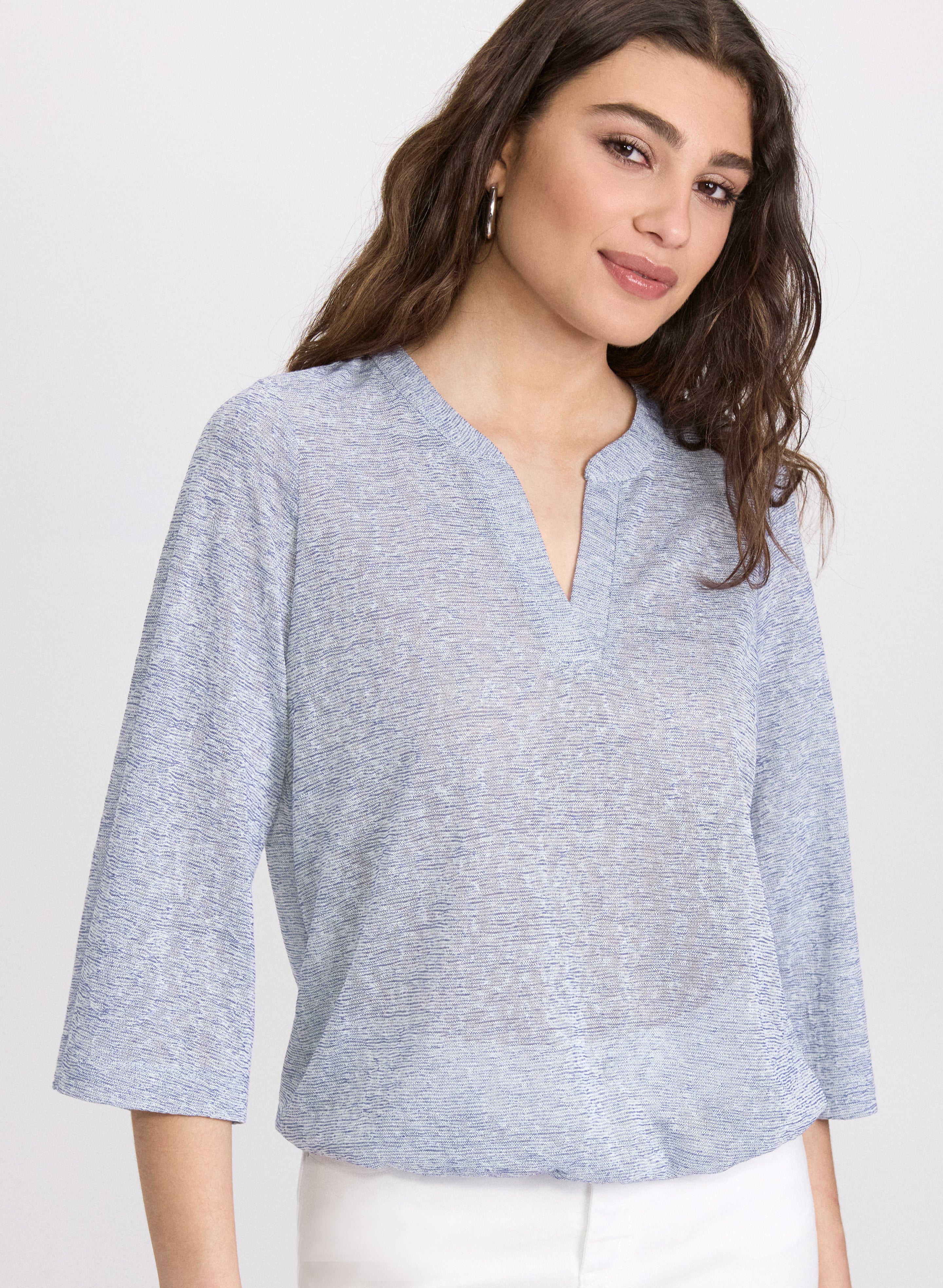 Mixed Knit Top