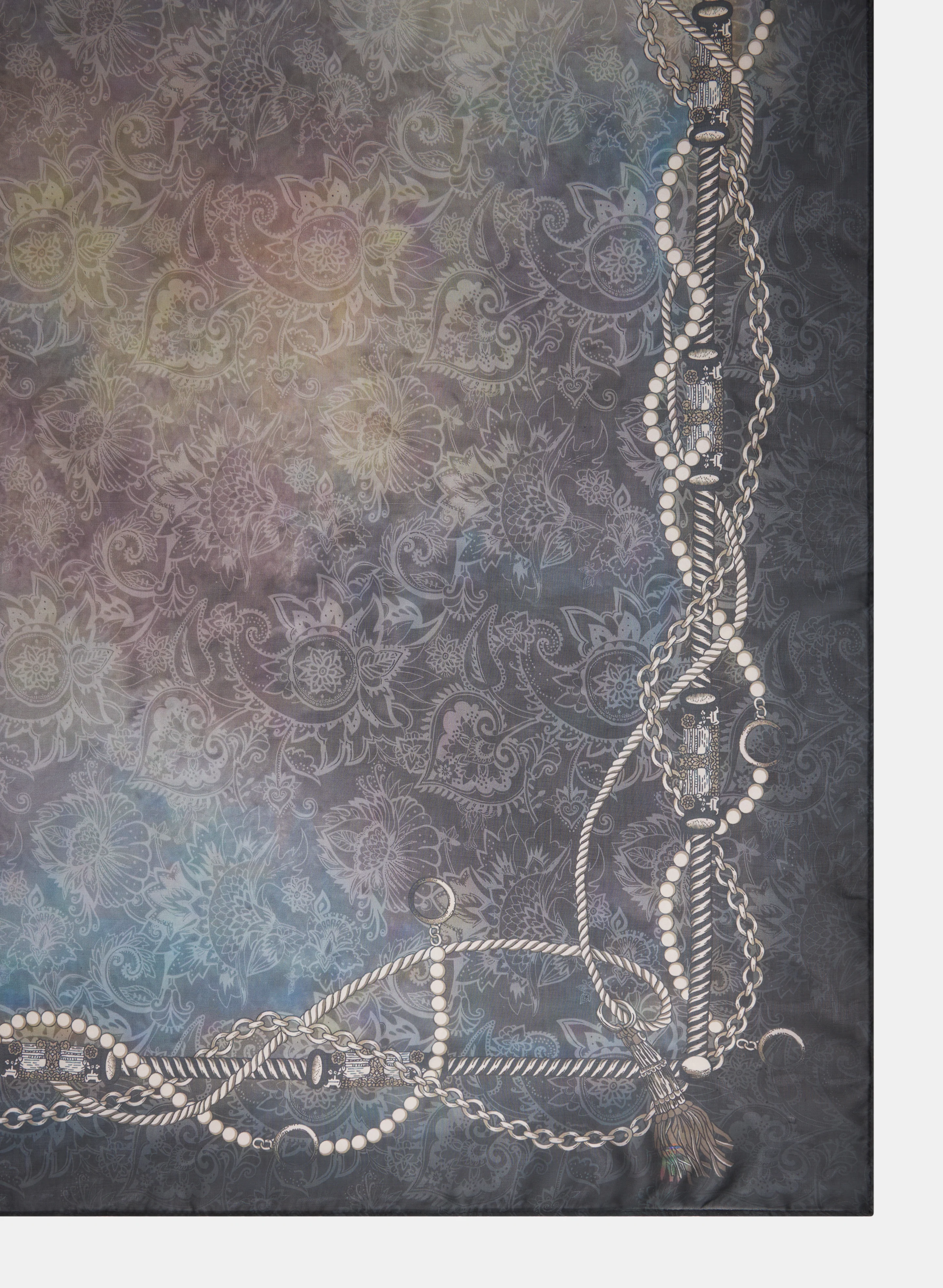 Mixed Paisley Print Scarf - Image 3