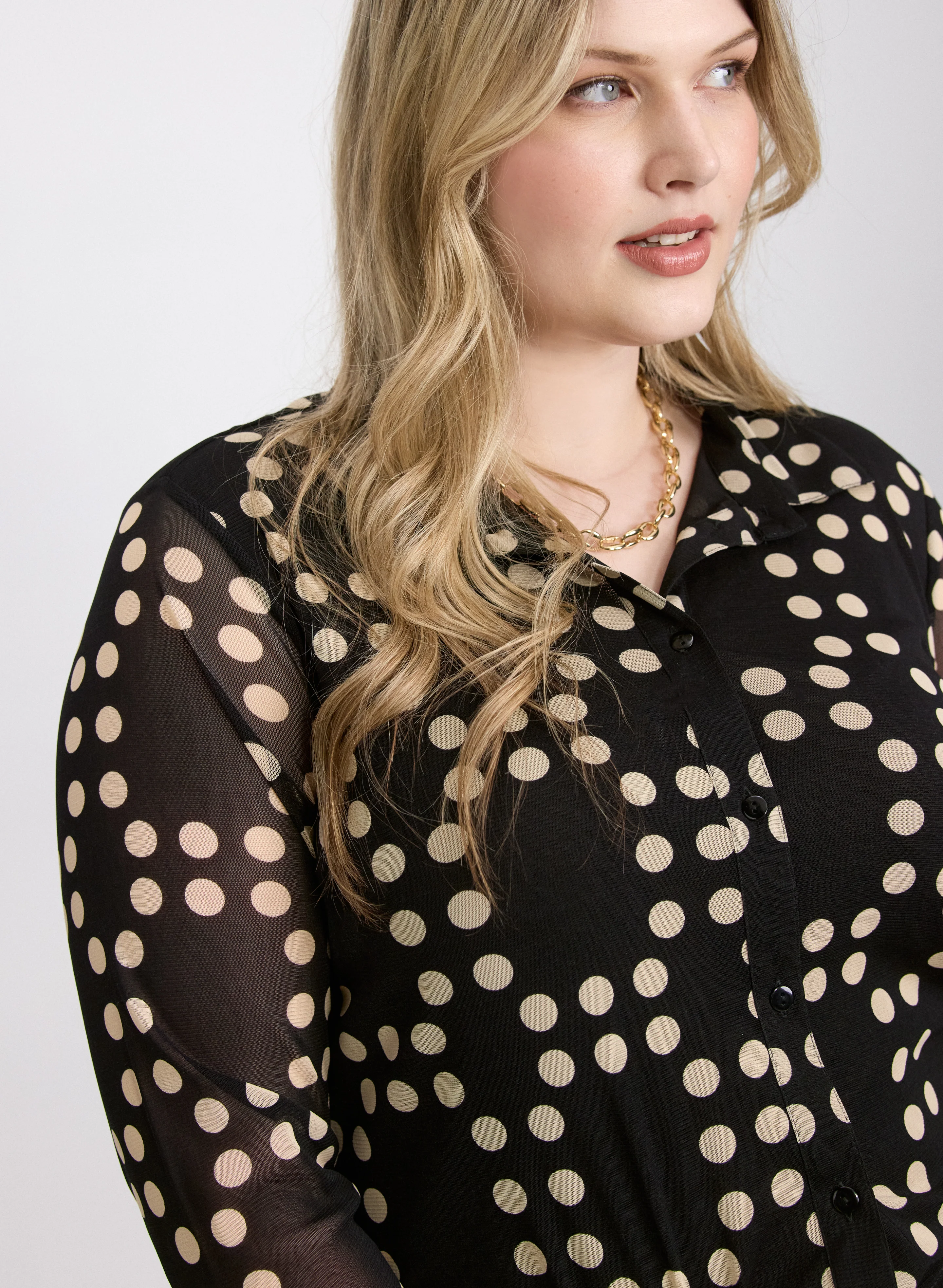 Mixed Polka Dot Top - Image 5