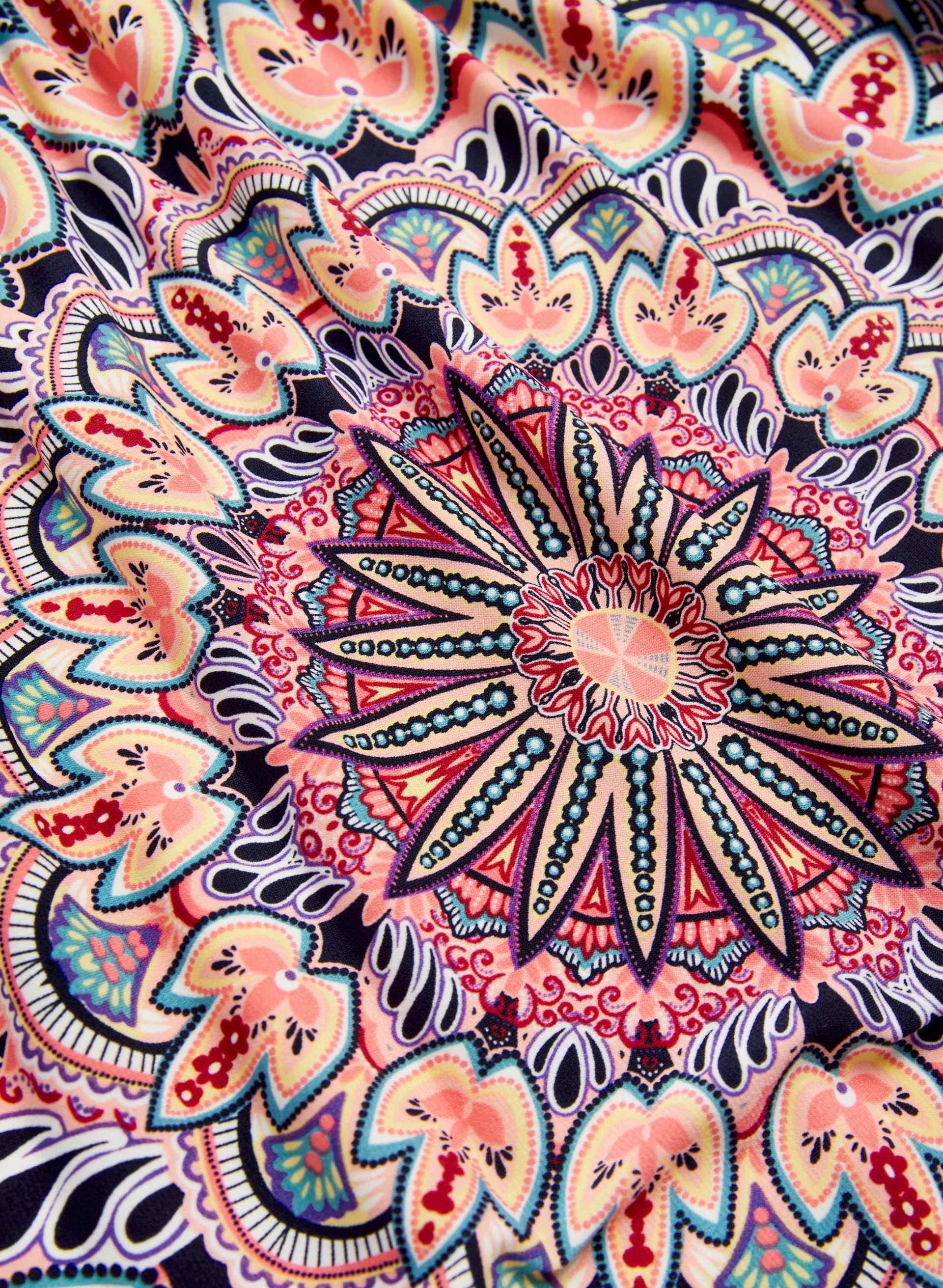 Mixed Print Maxi Dress - Image 7