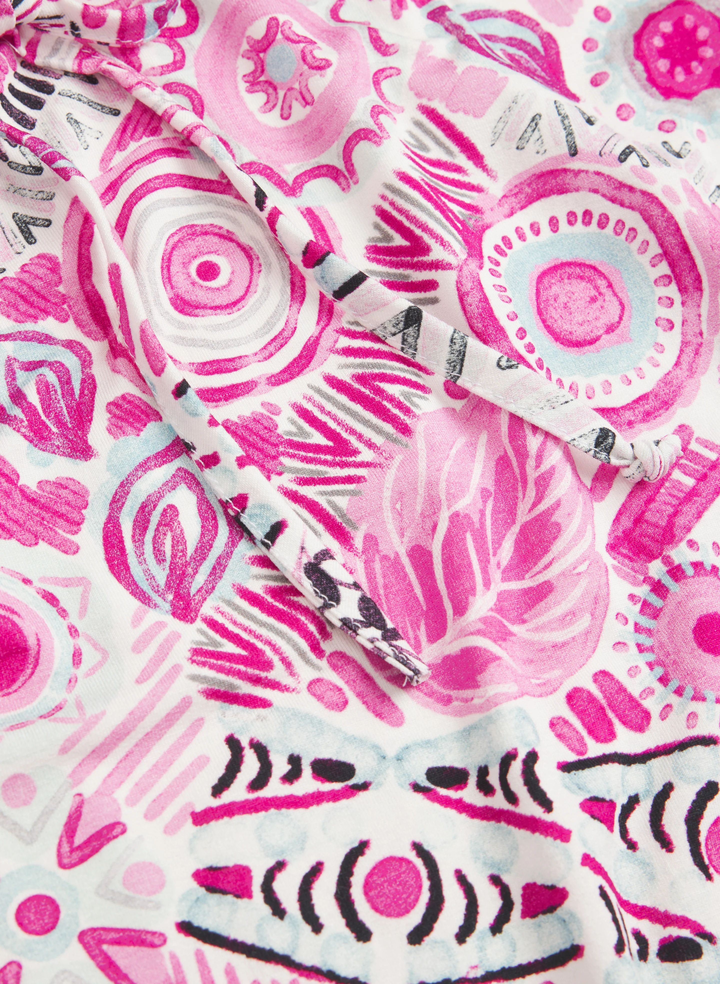 Mixed Print Night Gown - Image 7