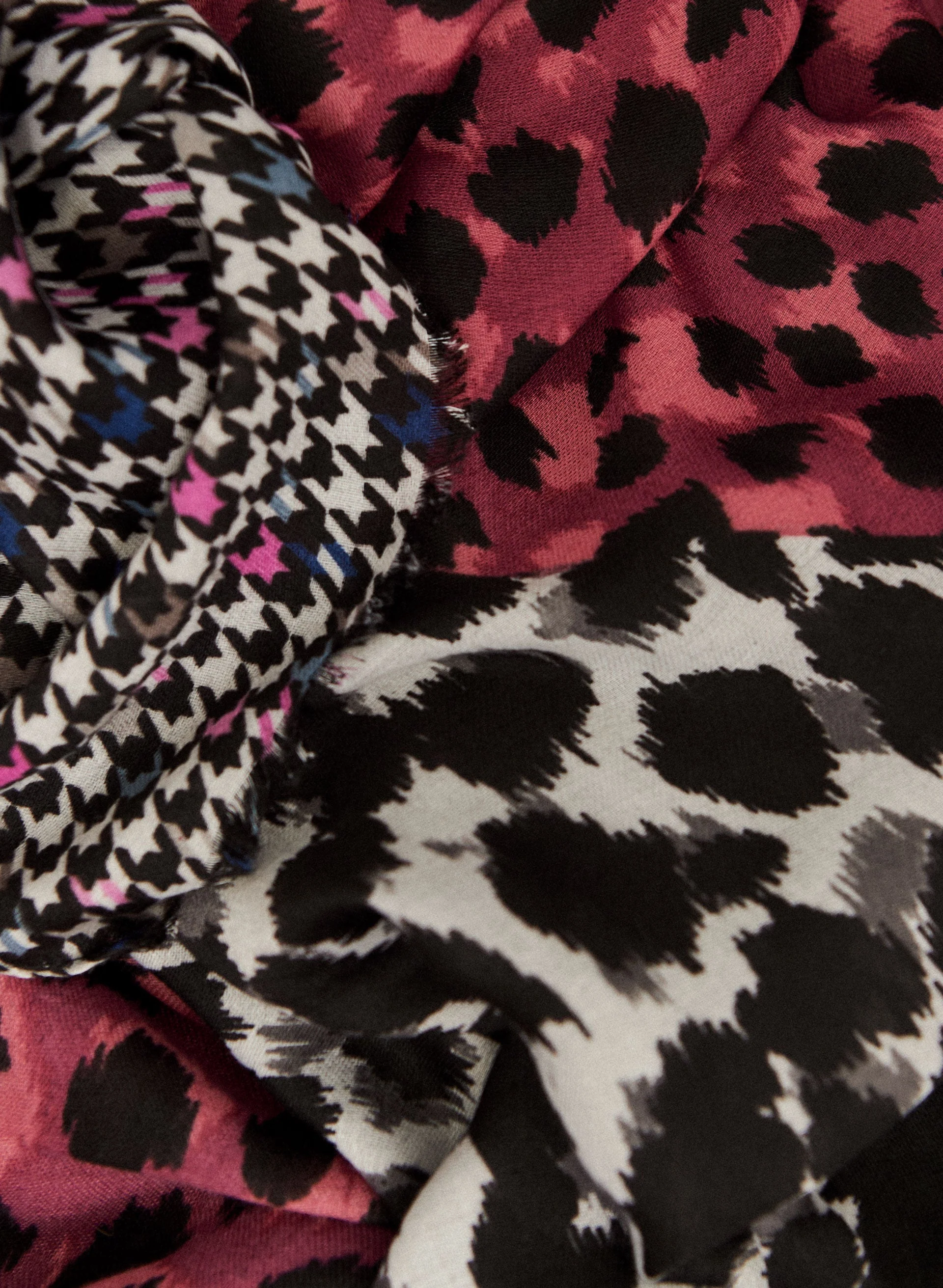 Mixed Print Scarf - Image 2