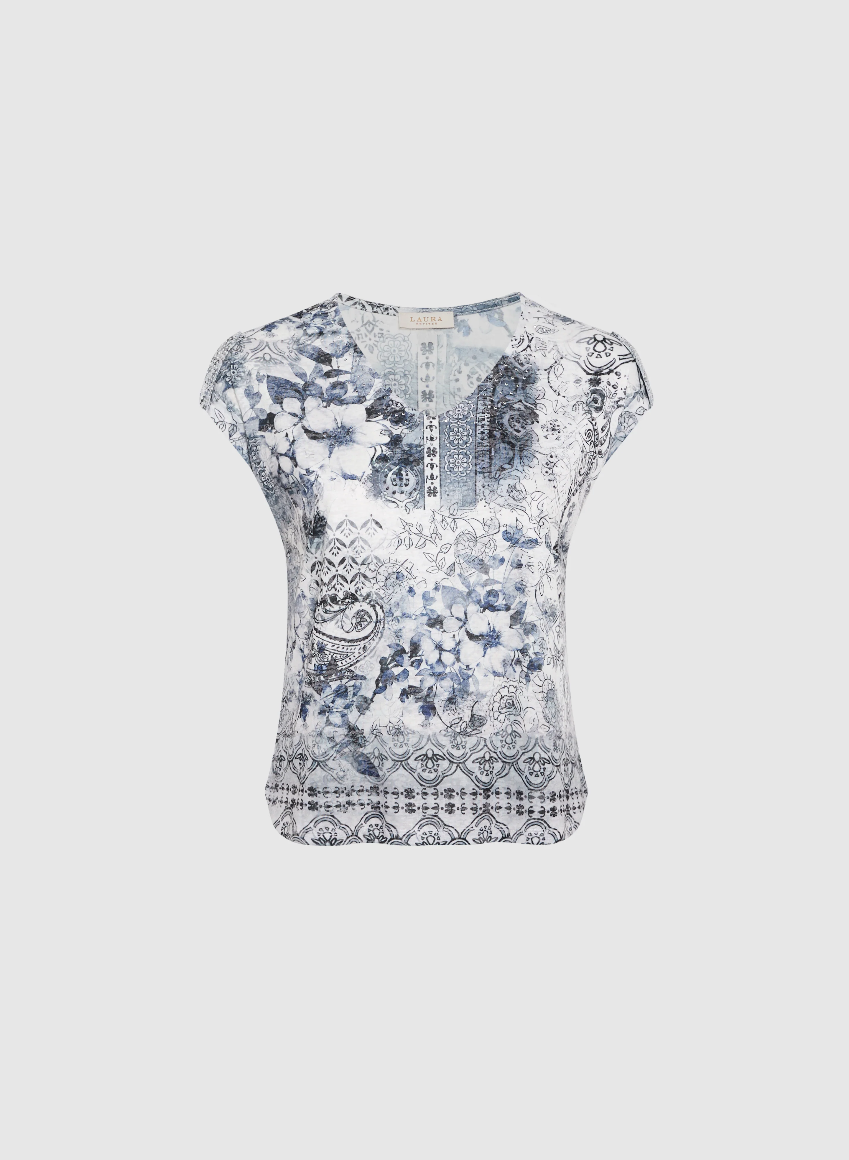Mixed Print T-Shirt - Image 6