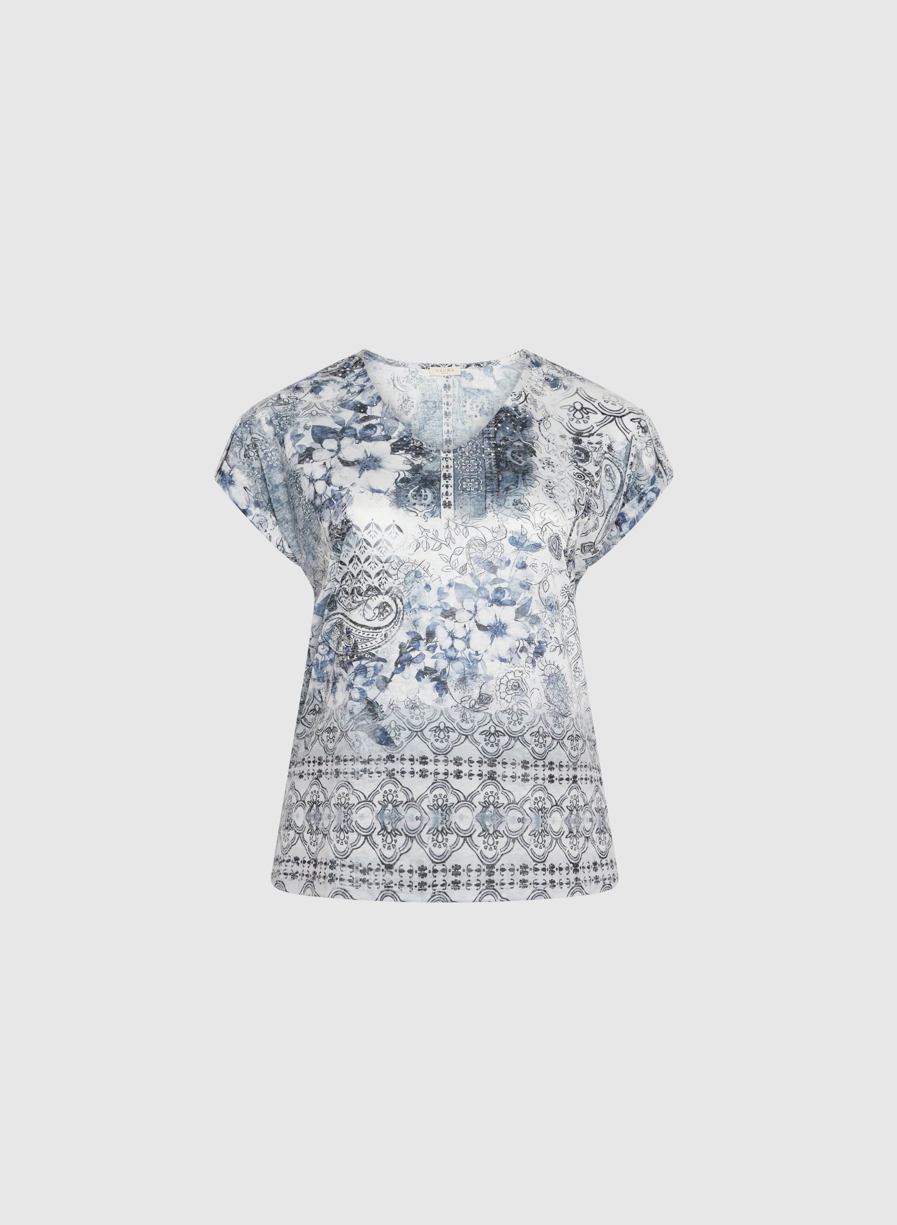 Mixed Print T-Shirt - Image 6
