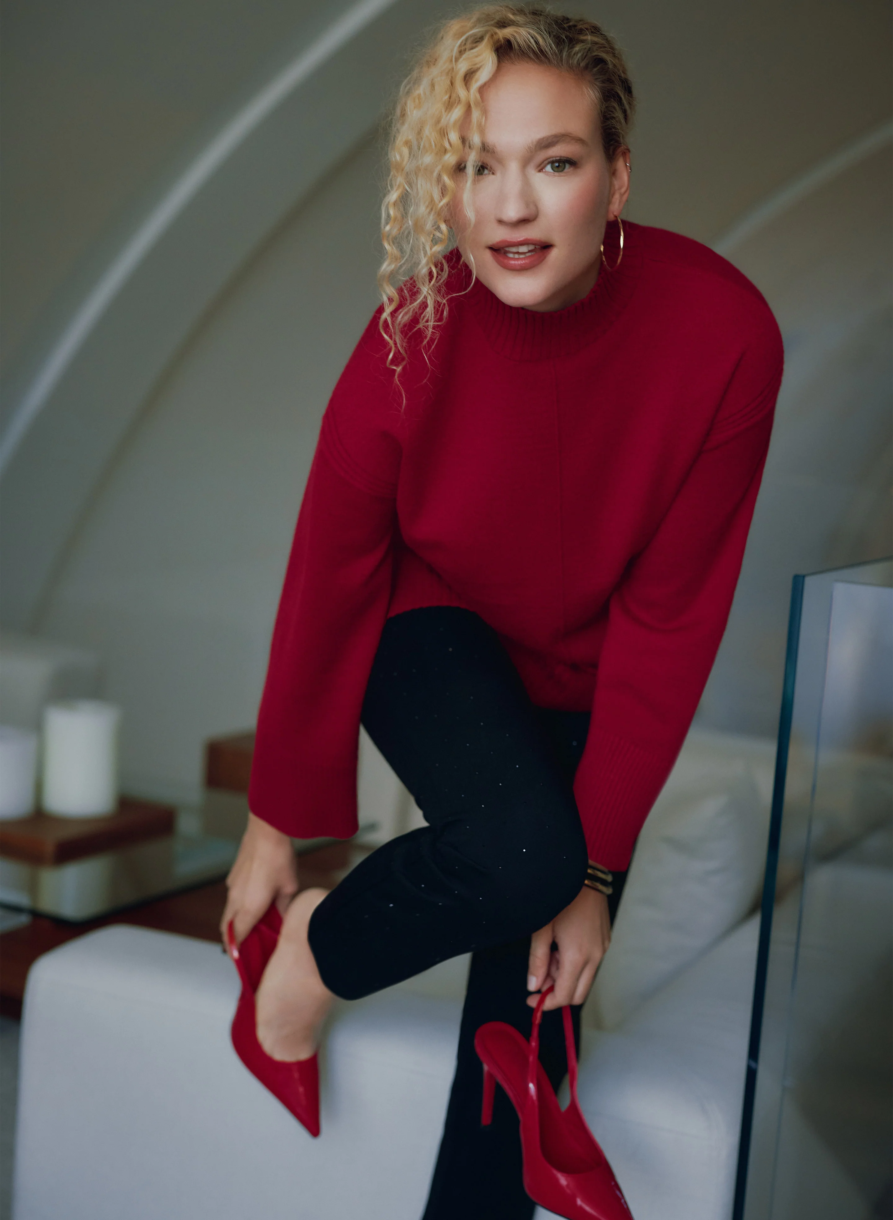 Mock Neck Sweater - Image 2