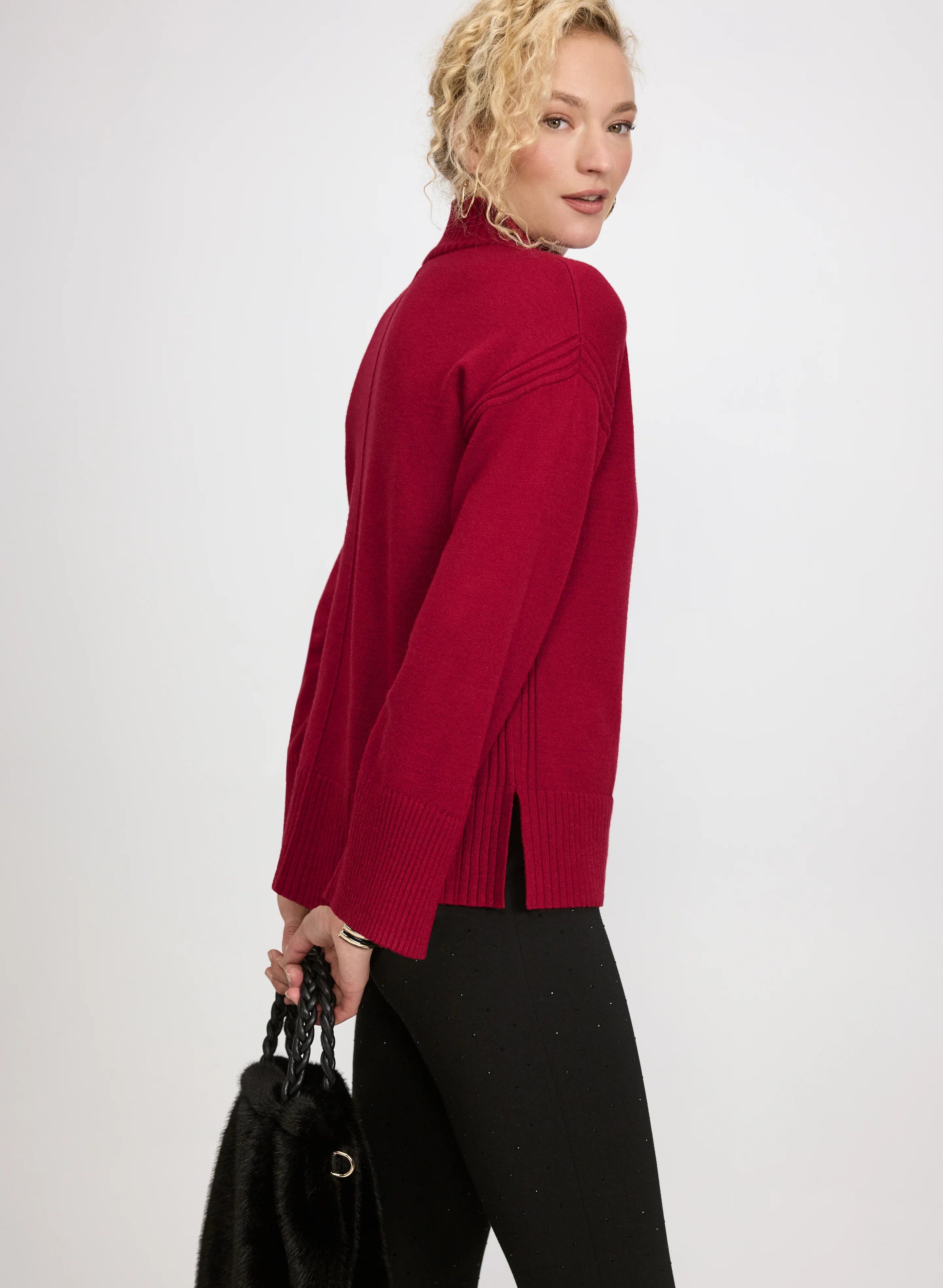 Mock Neck Sweater - Image 3