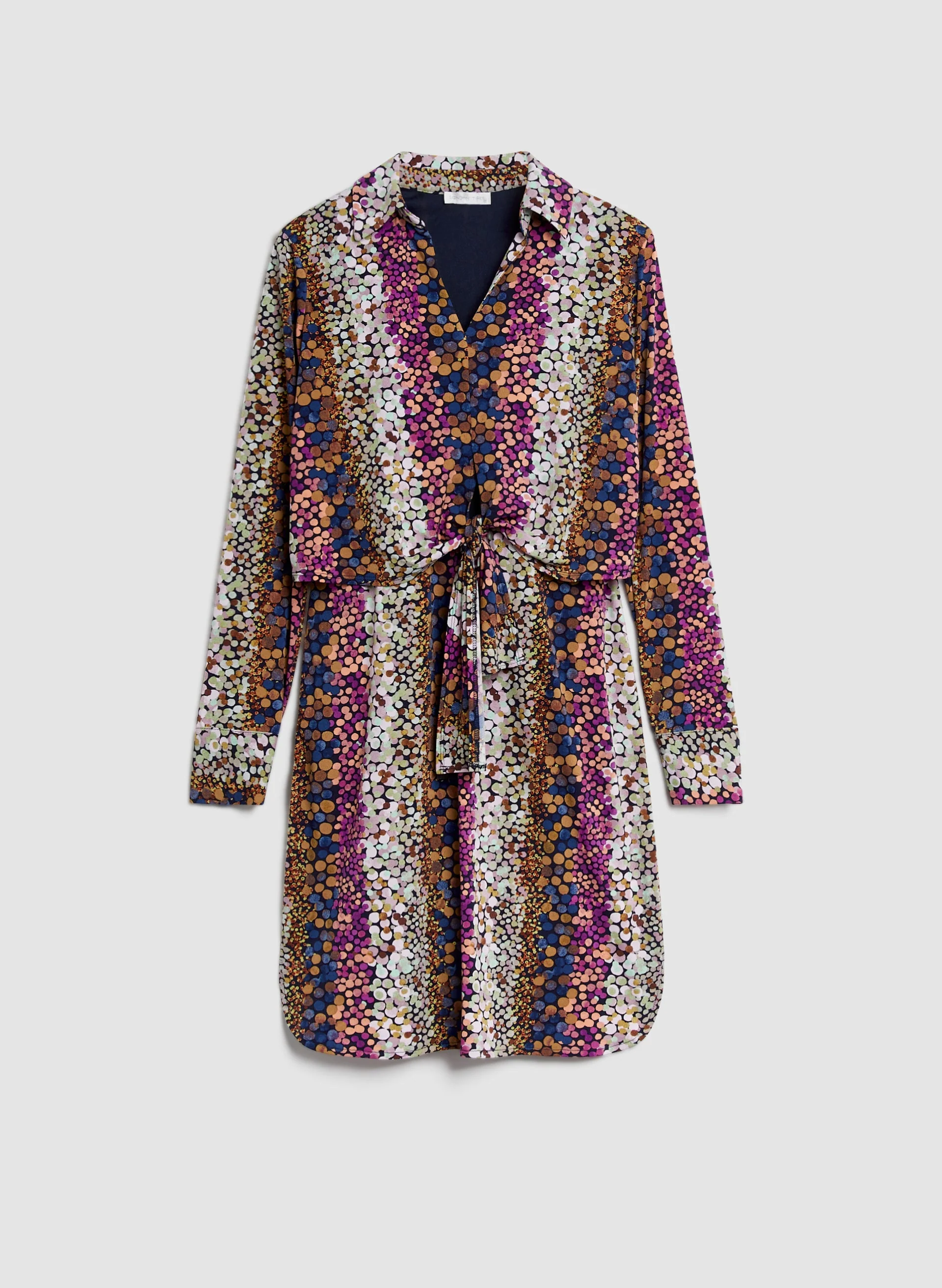 Mosaic Polka Dot Dress - Image 6