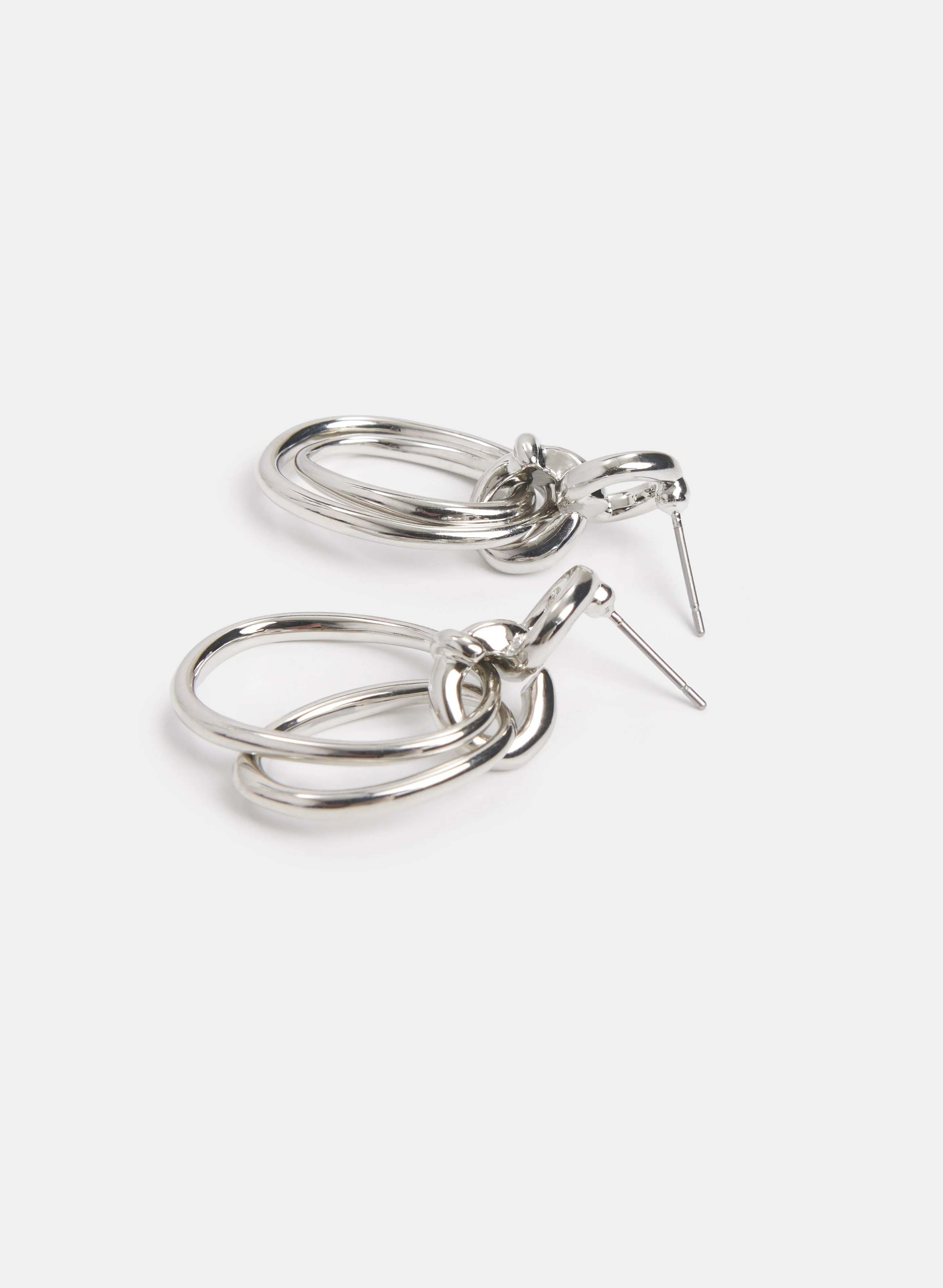Multi Ring Pendant Earrings - Image 2