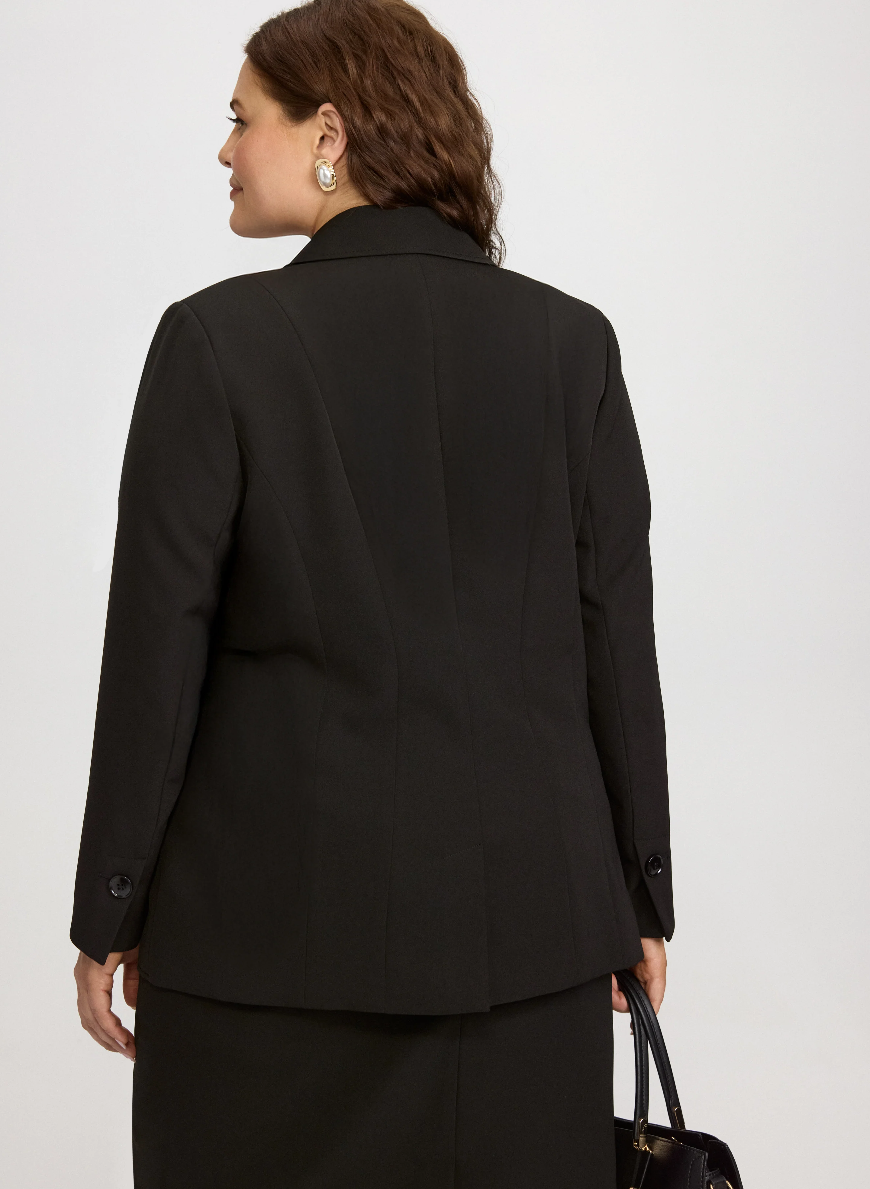 Notched Lapel Suiting Jacket - Image 4