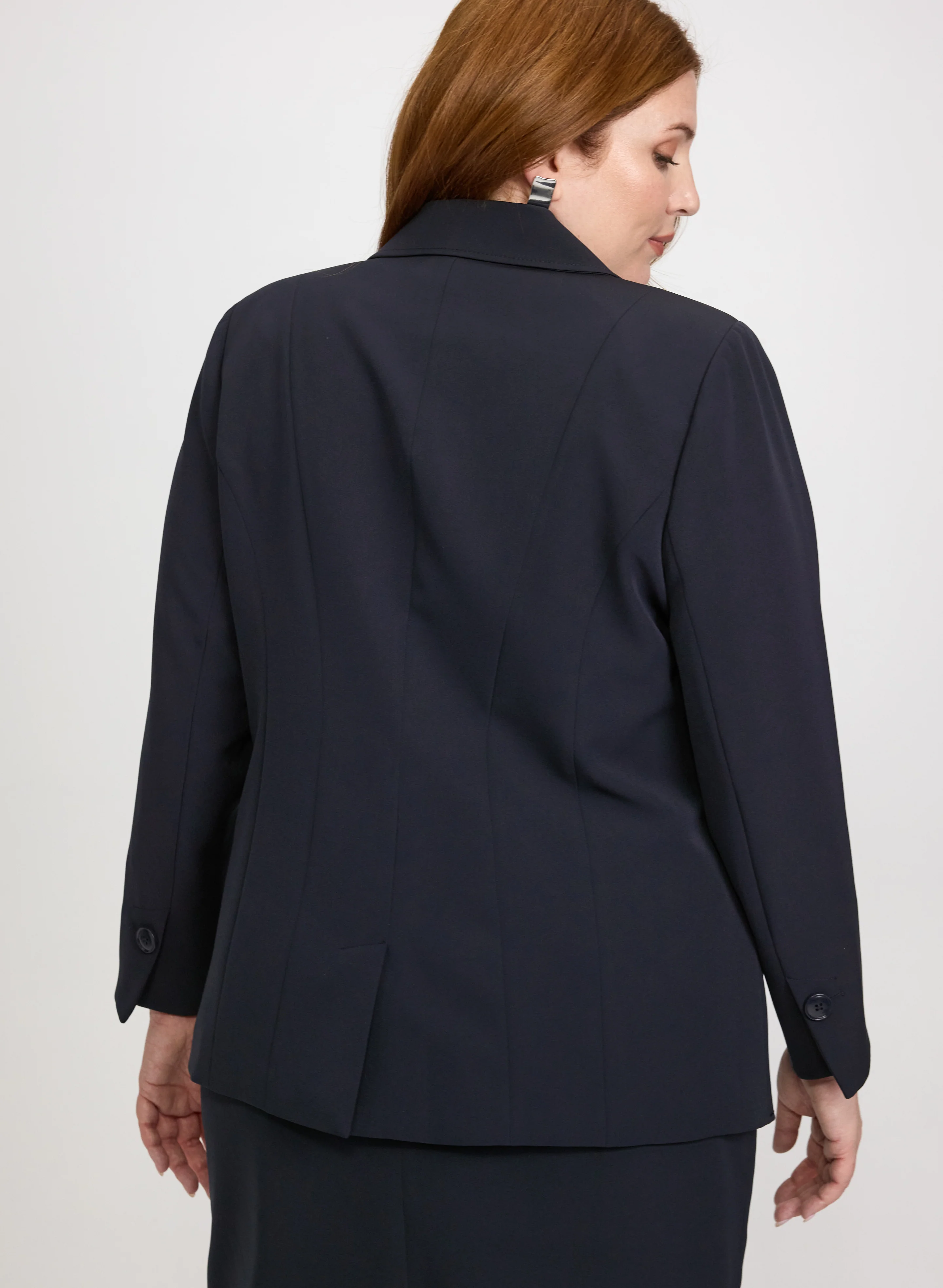 Notched Lapel Suiting Jacket - Image 4