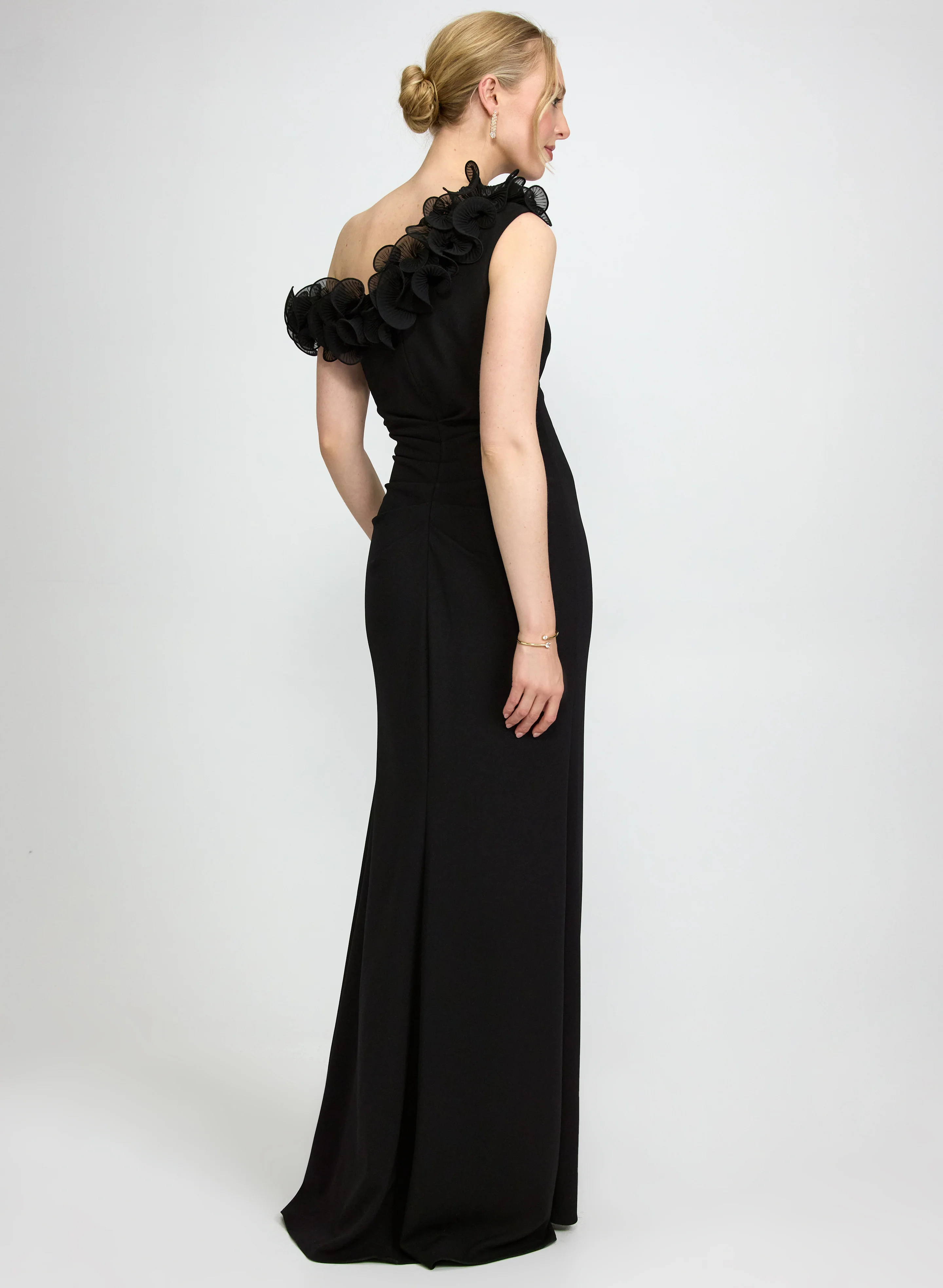 Off-Shoulder Slit Dress - Image 3