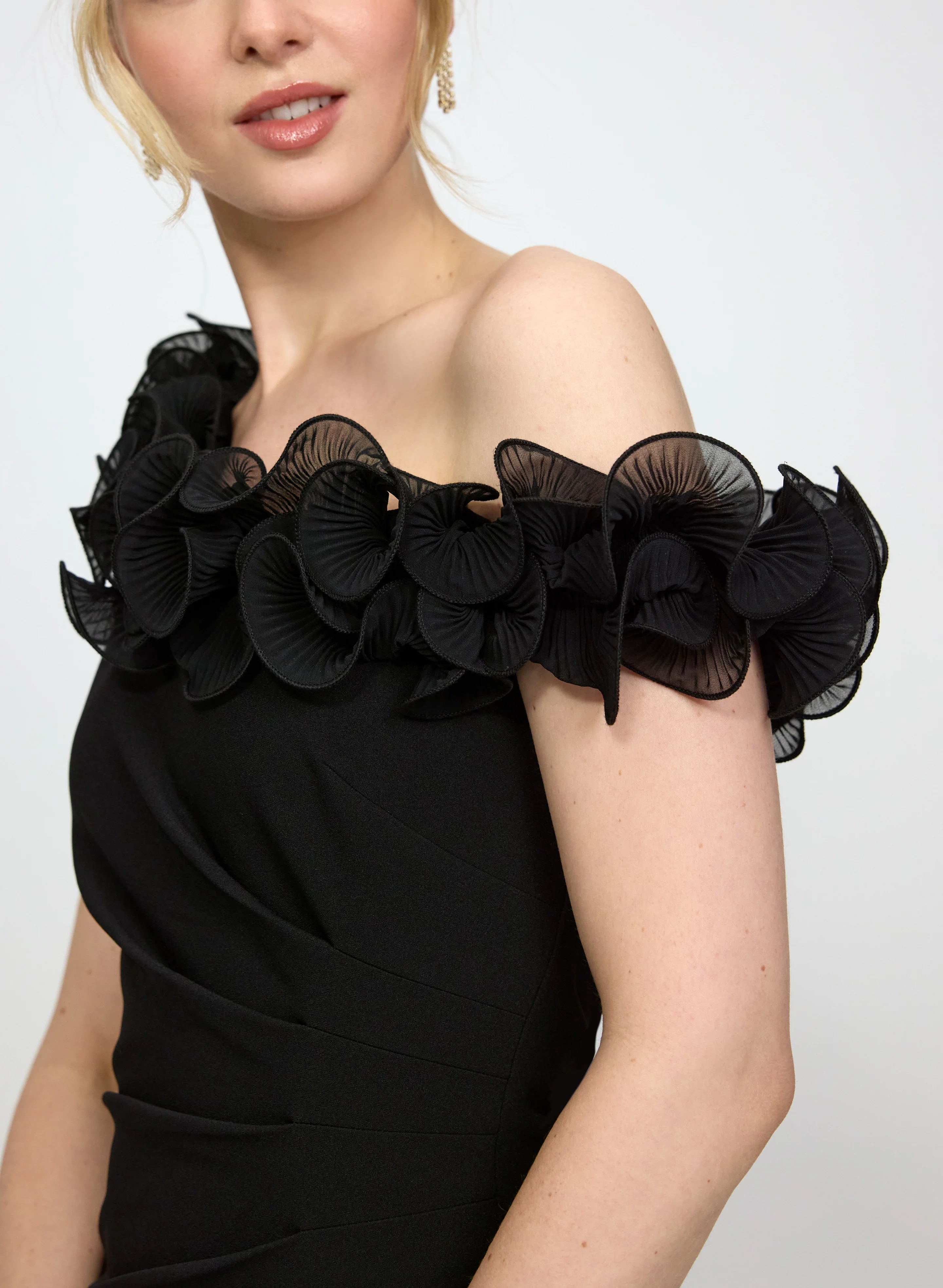 Off-Shoulder Slit Dress - Image 5