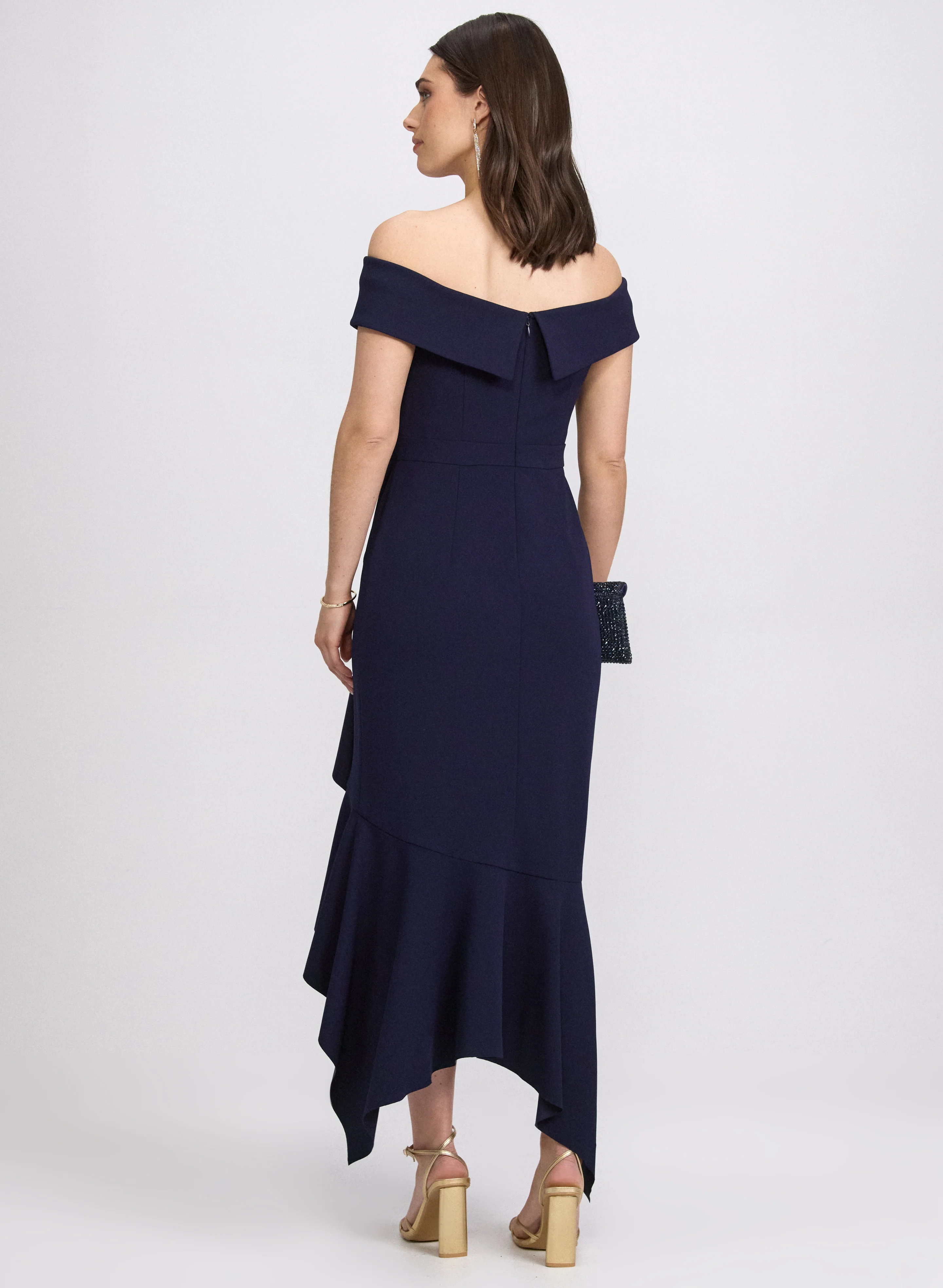 Off-The-Shoulder Ruffle Dress - Image 4