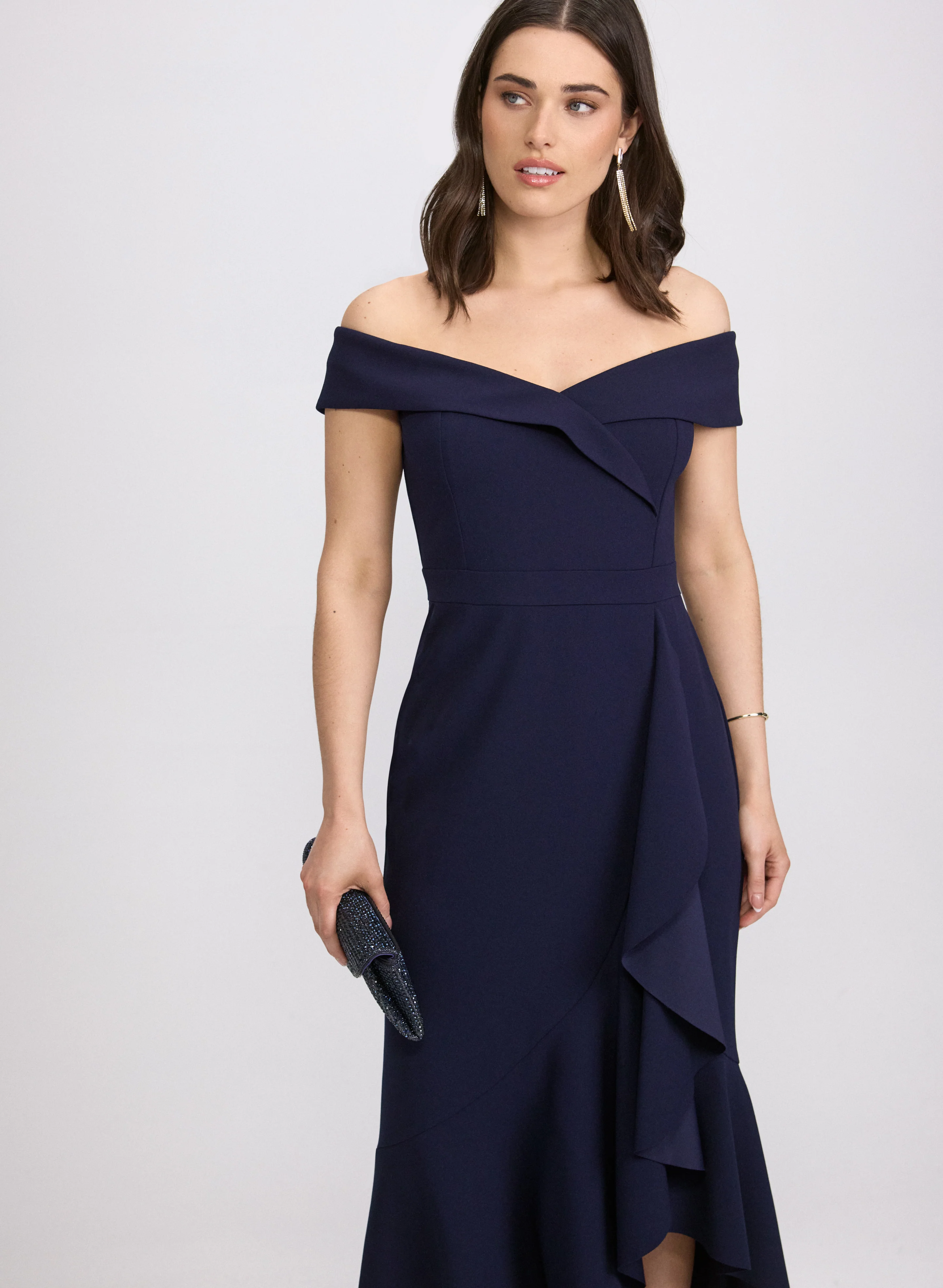 Off-The-Shoulder Ruffle Dress - Image 5