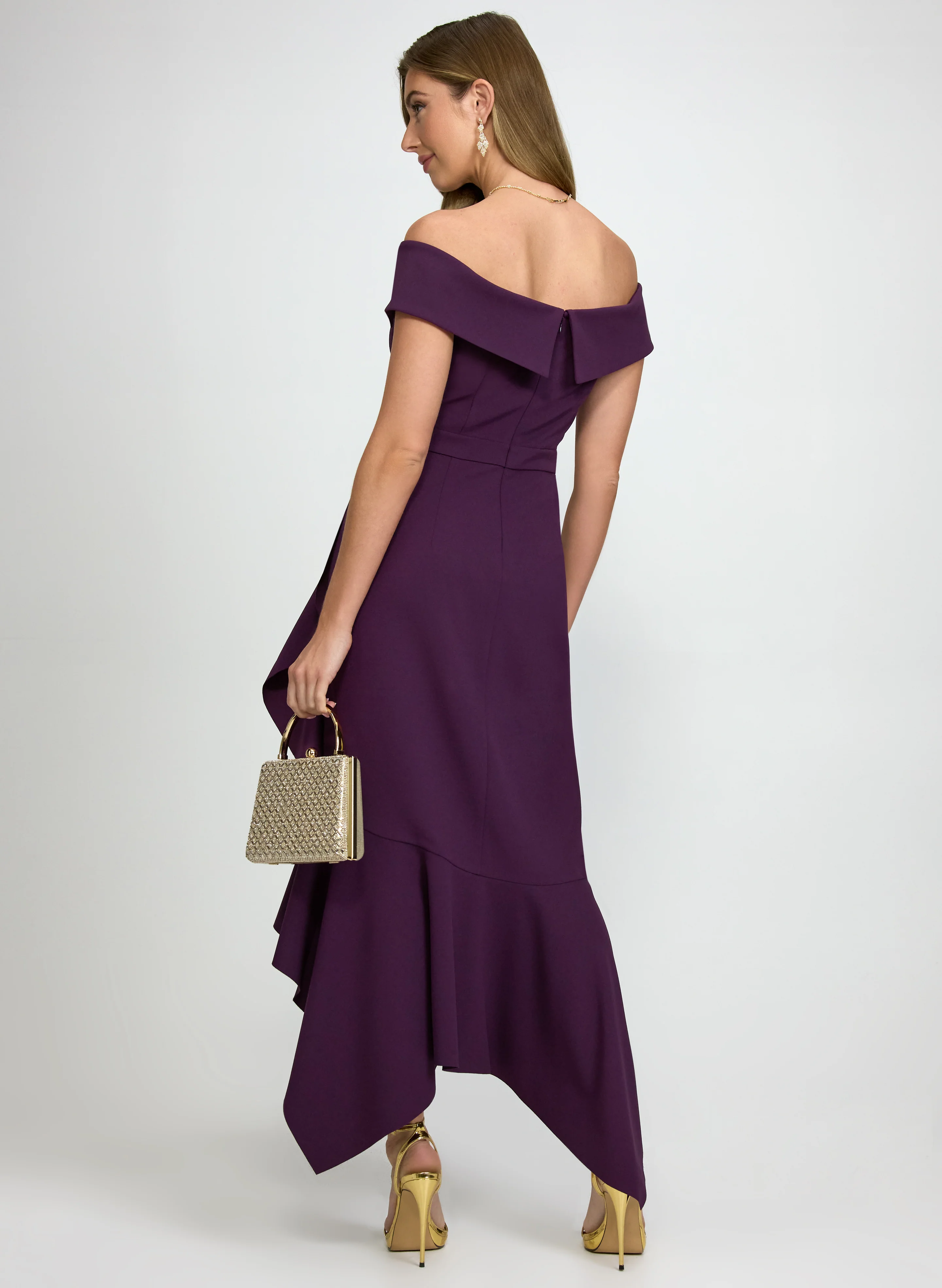 Off-The-Shoulder Ruffle Dress - Image 4