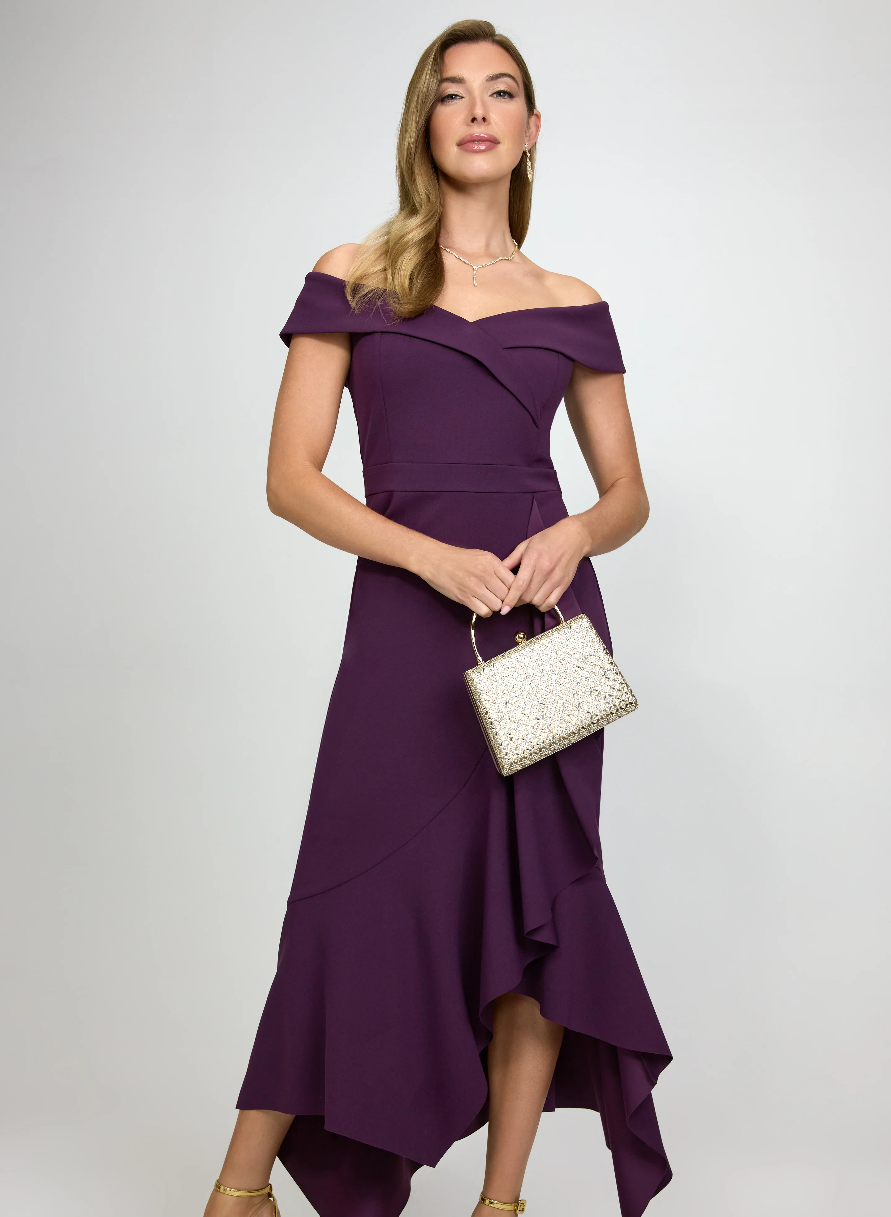 Off-The-Shoulder Ruffle Dress - Image 7