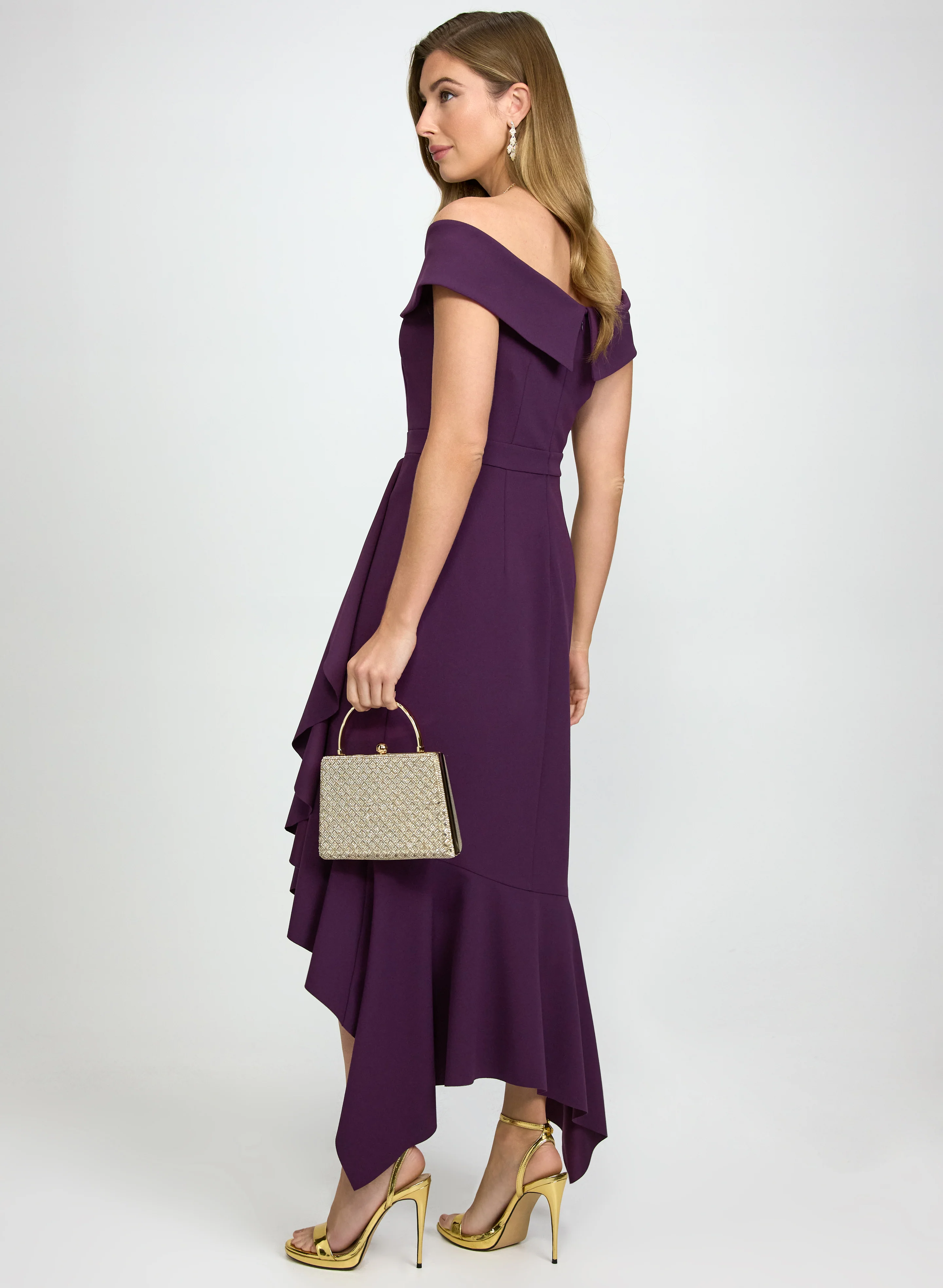 Off-The-Shoulder Ruffle Dress - Image 9