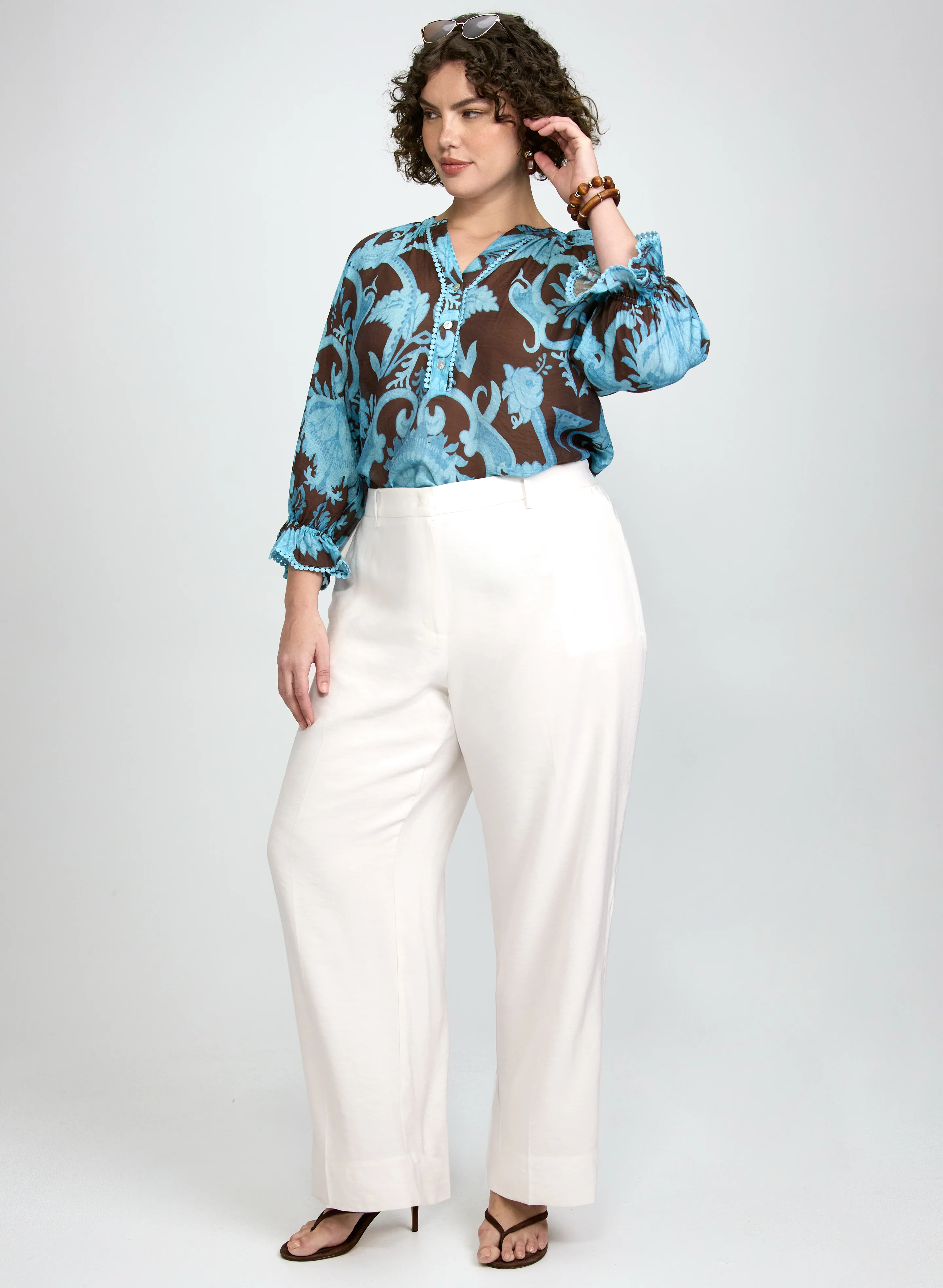 Olivia Belted Wide-Leg Pants - Image 3