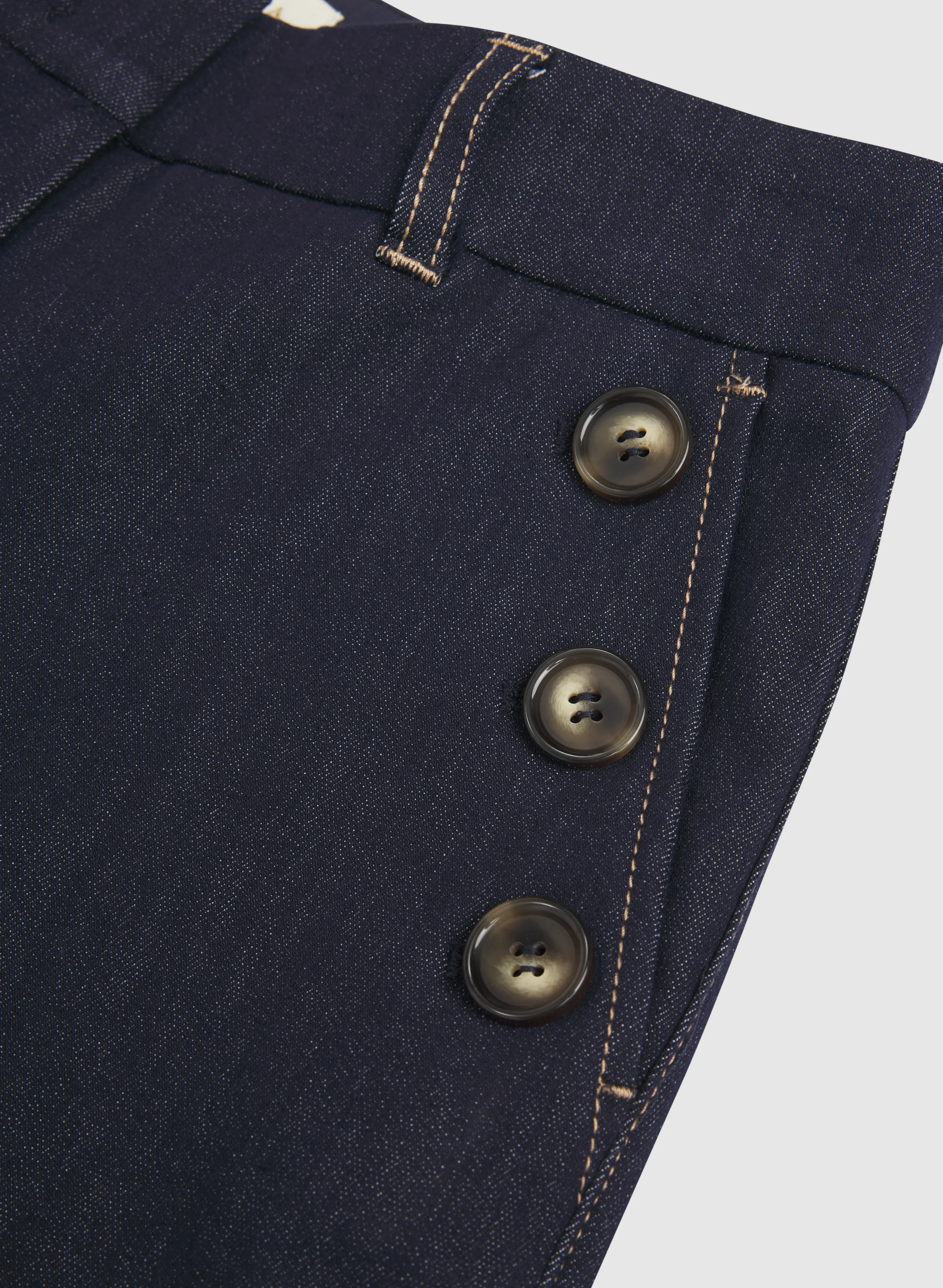 Olivia Denim Wide-Leg Pants - Image 8