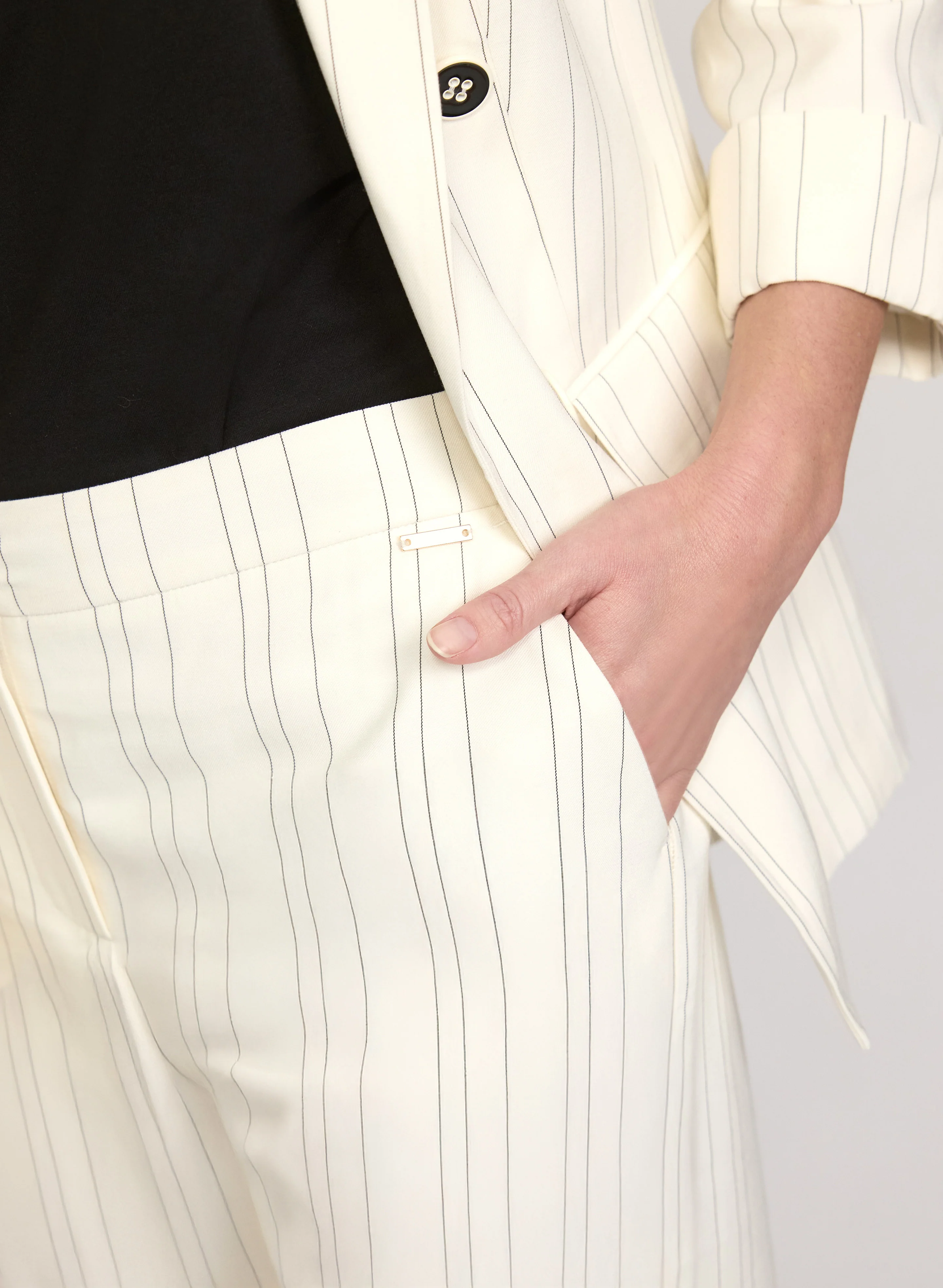 Olivia Pinstripe Pants - Image 4