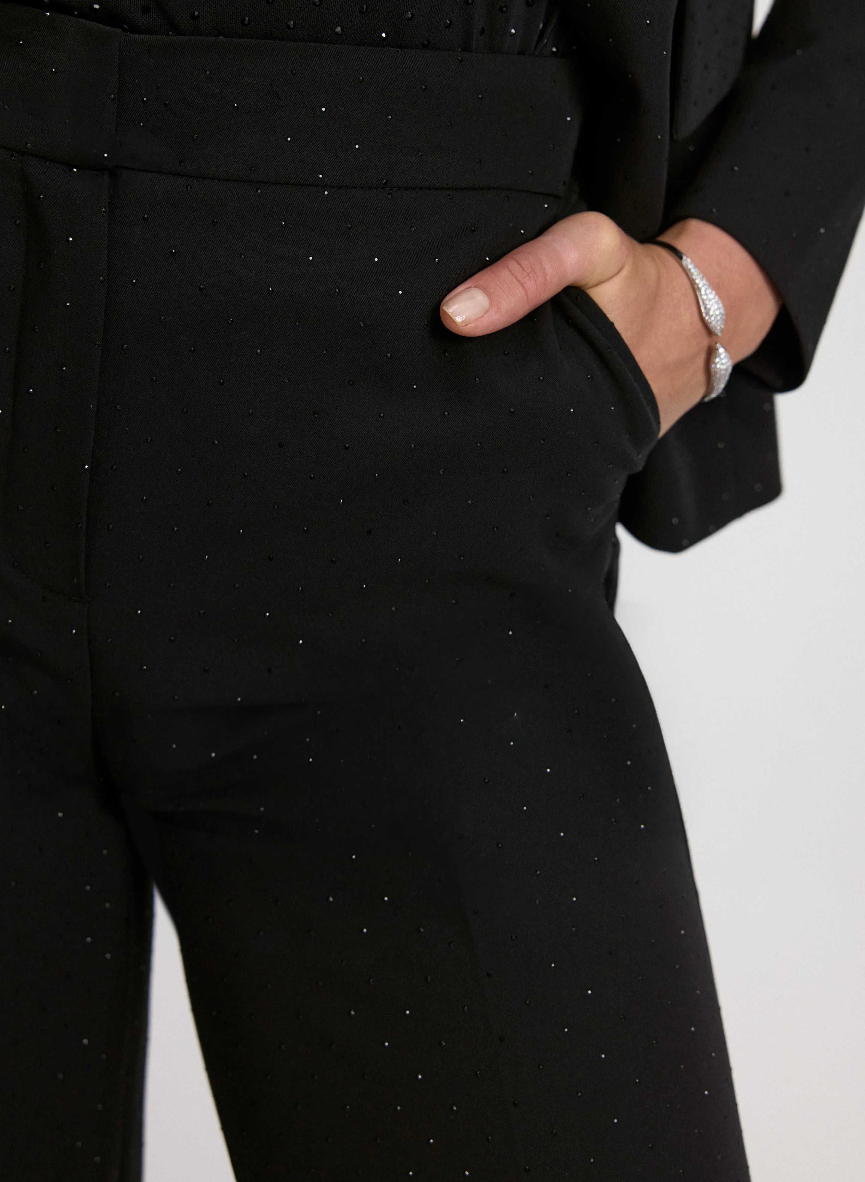 Olivia Rhinestone Pants - Image 2